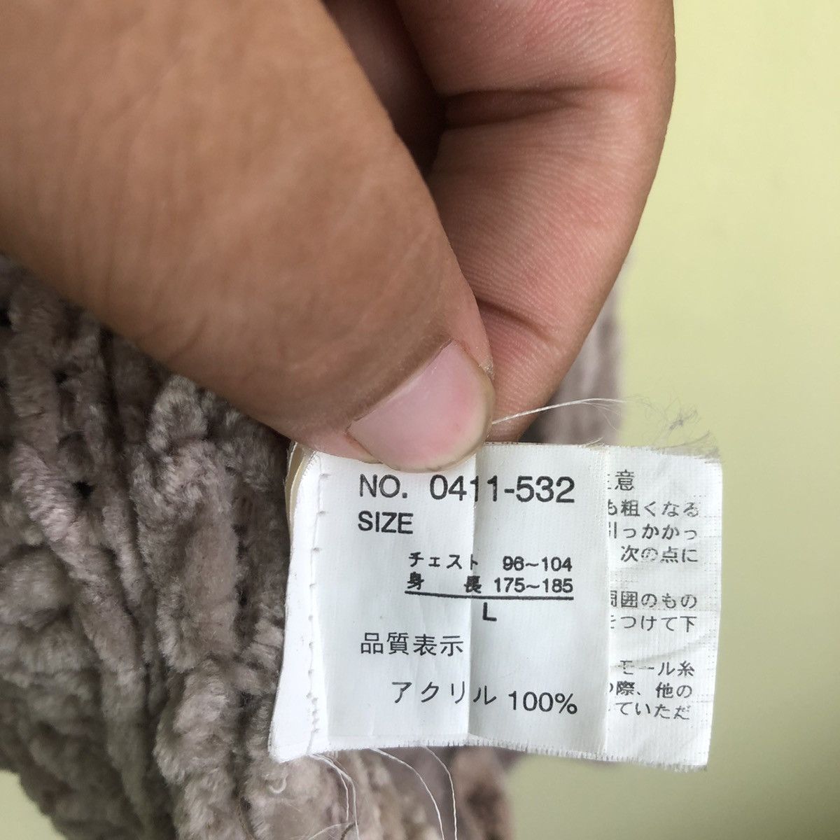 Japanese Brand HandMade Knitwear JapaneseBrand Paralyser Size US L / EU 52-54 / 3 - 8 Thumbnail