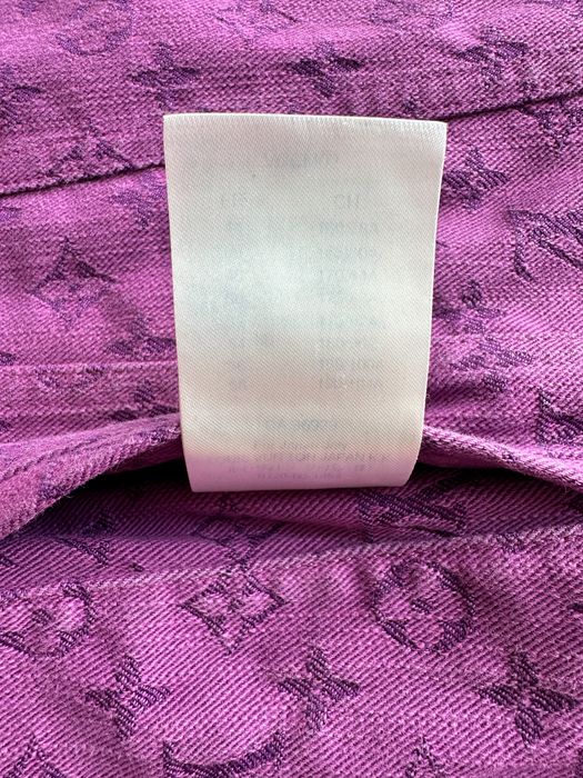 Louis Vuitton Purple & Blue Monogram Carpenter Jeans – Savonches