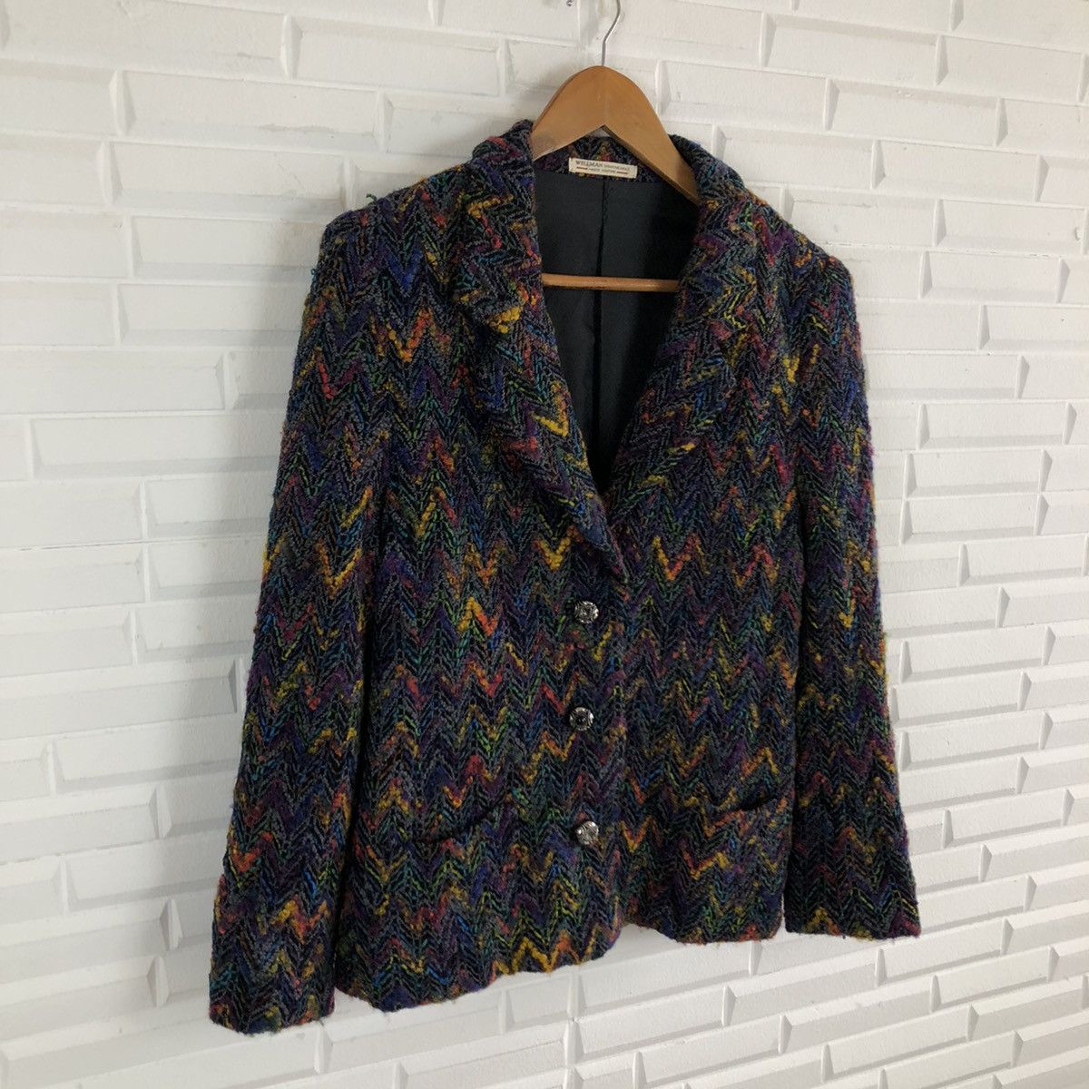 Japanese Brand RARE DESIGN JACKET WELLMAN ORIGINAL DESIGN Size US M / EU 48-50 / 2 - 2 Thumbnail