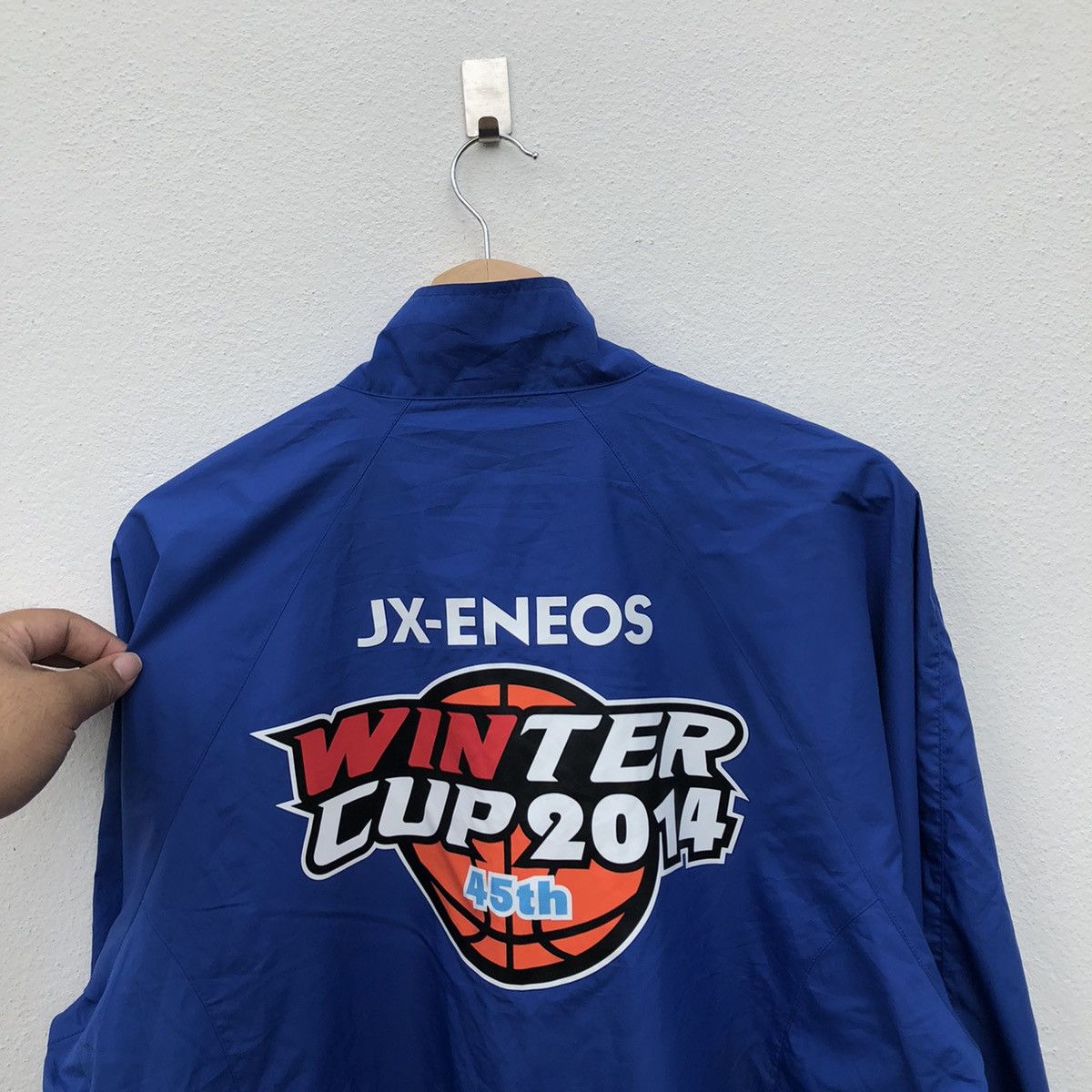 Nike VINTAGE NIKE WINDBREAKER JX-ENEOS WINTER CUP BIG LOGO Size US XL / EU 56 / 4 - 4 Thumbnail