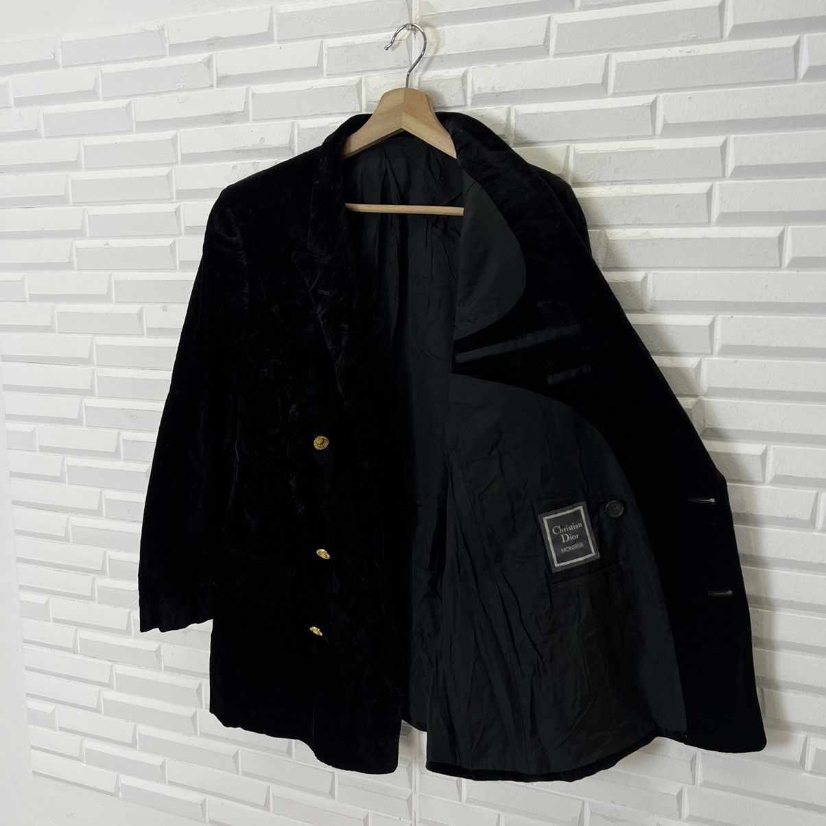 Christian Dior Monsieur VINTAGE CHRISTIAN DIOR MONSIEUR VELVET JACKET COAT Size US M / EU 48-50 / 2 - 9 Thumbnail