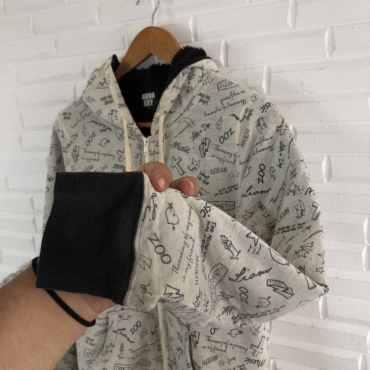 Japanese Brand RARE FULL PRINT AQUA SKY STREET FASHION DESIGN Size US M / EU 48-50 / 2 - 6 Thumbnail