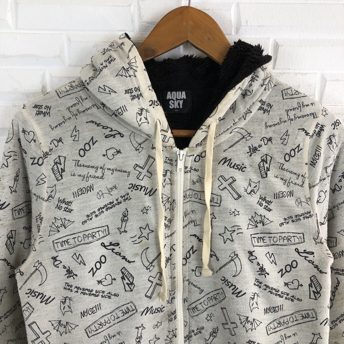 Japanese Brand RARE FULL PRINT AQUA SKY STREET FASHION DESIGN Size US M / EU 48-50 / 2 - 3 Thumbnail