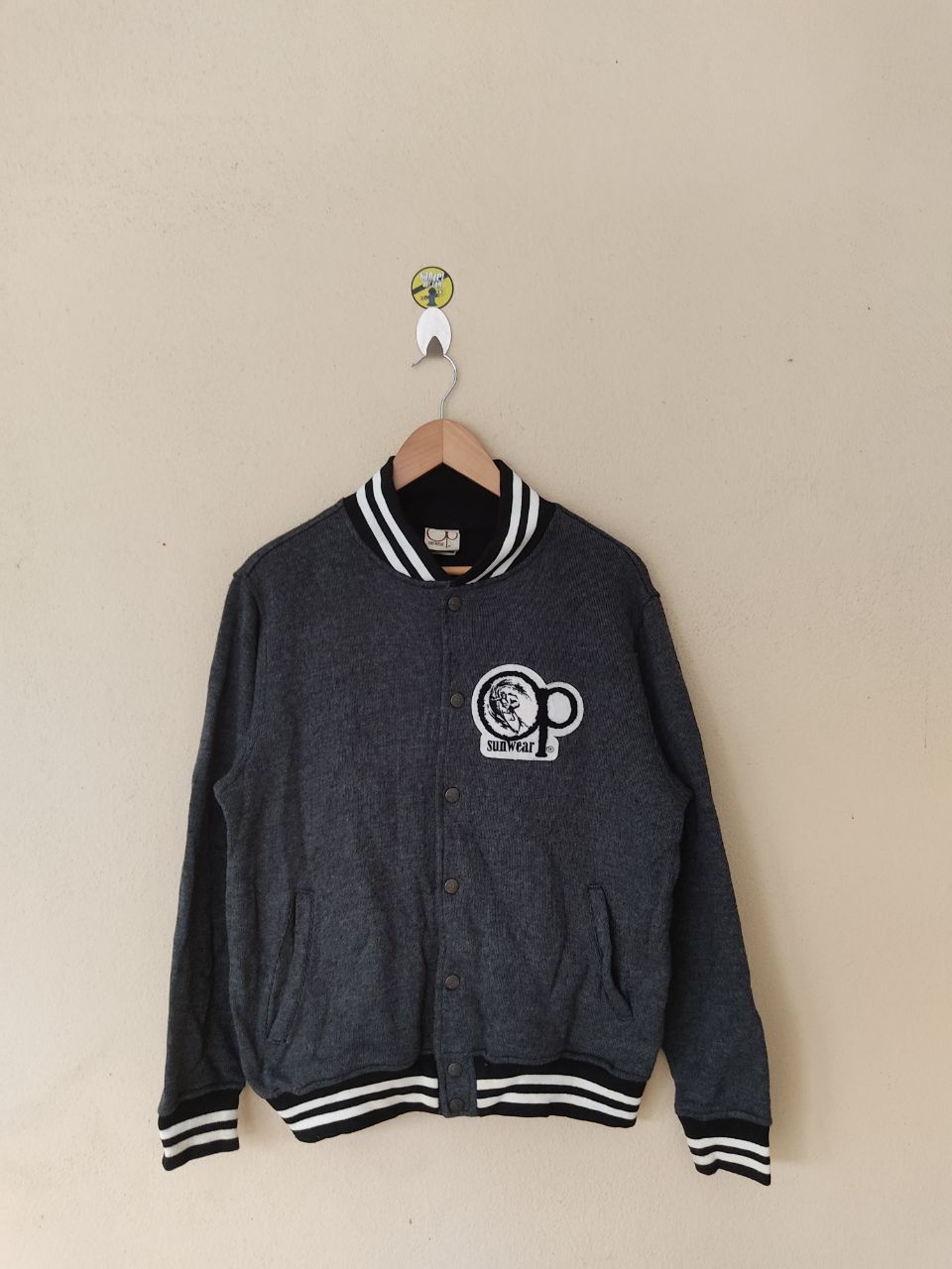Japanese Brand × Ocean Pacific OCEAN PACIFIC SUNWEAR EMBROIDERED VARSITY JACKET Size US L / EU 52-54 / 3 - 2 Thumbnail