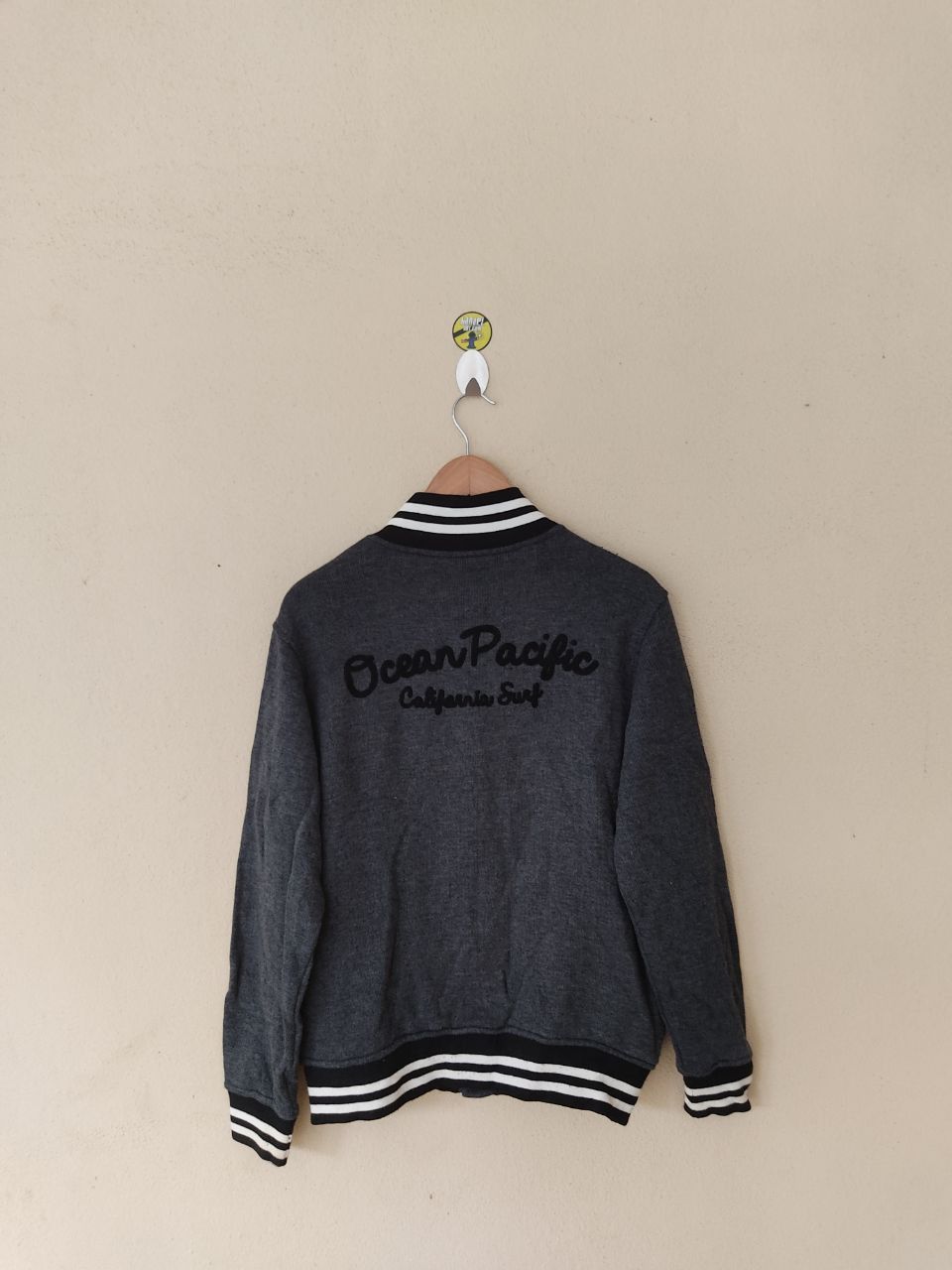 Japanese Brand × Ocean Pacific OCEAN PACIFIC SUNWEAR EMBROIDERED VARSITY JACKET Size US L / EU 52-54 / 3 - 1 Thumbnail
