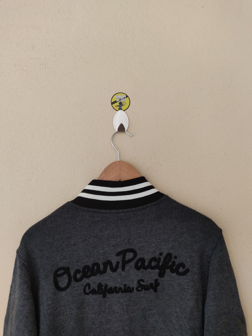 Japanese Brand × Ocean Pacific OCEAN PACIFIC SUNWEAR EMBROIDERED VARSITY JACKET Size US L / EU 52-54 / 3 - 4 Thumbnail