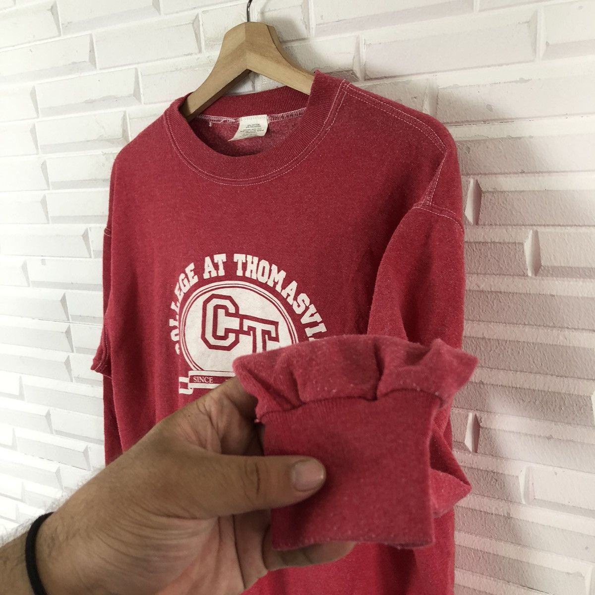 Vintage VINTAGE COLLEGE AT THOMASVILLE MADE IN USA Size US M / EU 48-50 / 2 - 6 Thumbnail