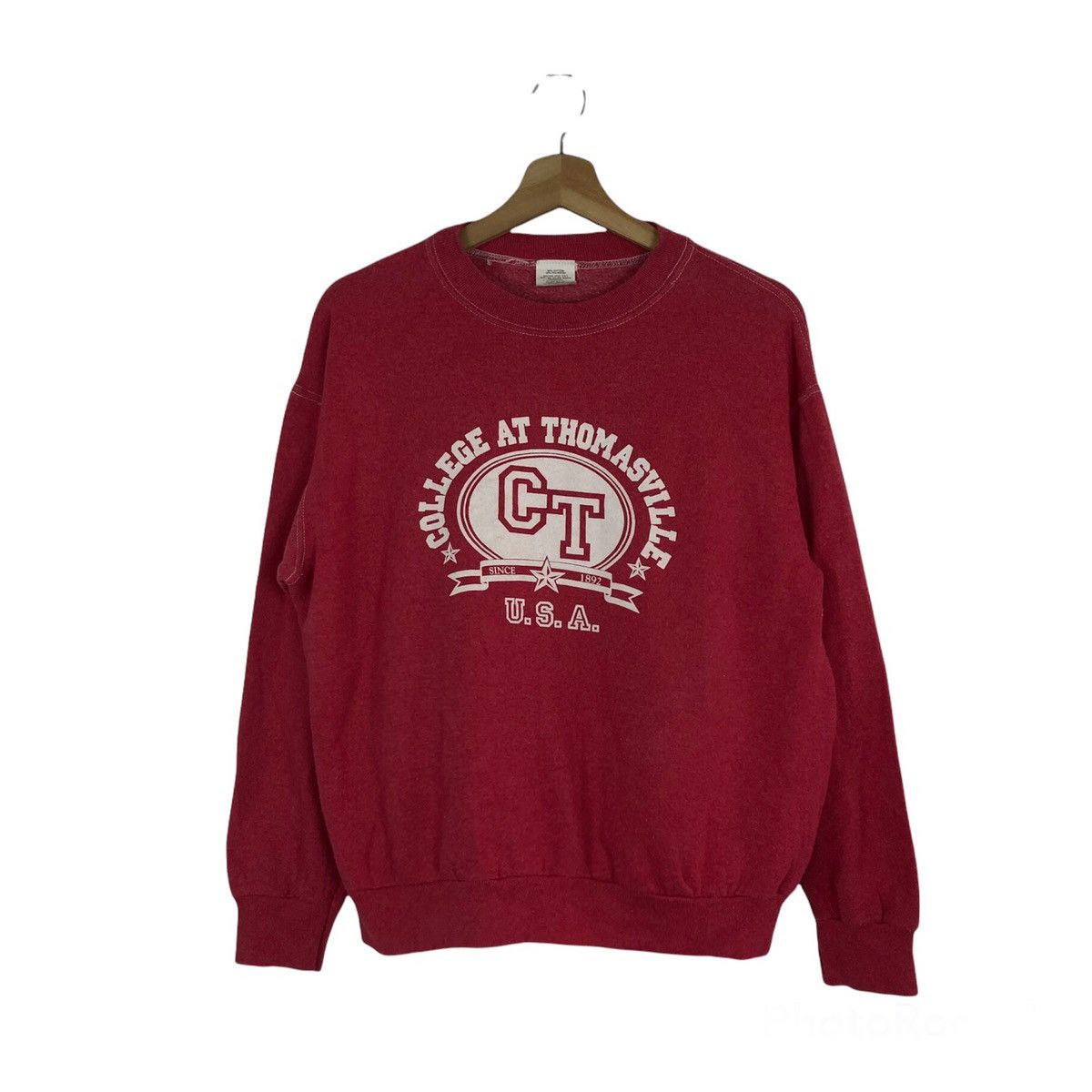 Vintage VINTAGE COLLEGE AT THOMASVILLE MADE IN USA Size US M / EU 48-50 / 2 - 1 Thumbnail