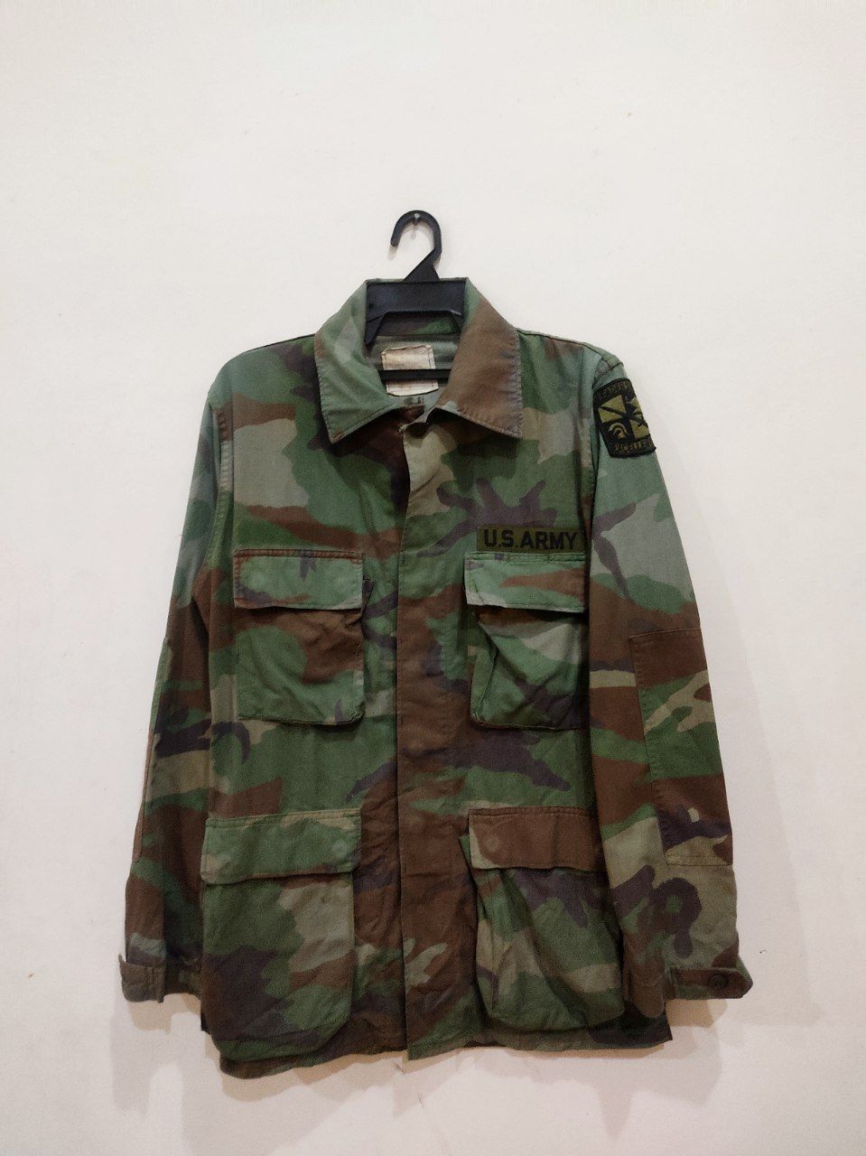Vintage Vintage Army Camo Jacket Size US L / EU 52-54 / 3 - 1 Thumbnail