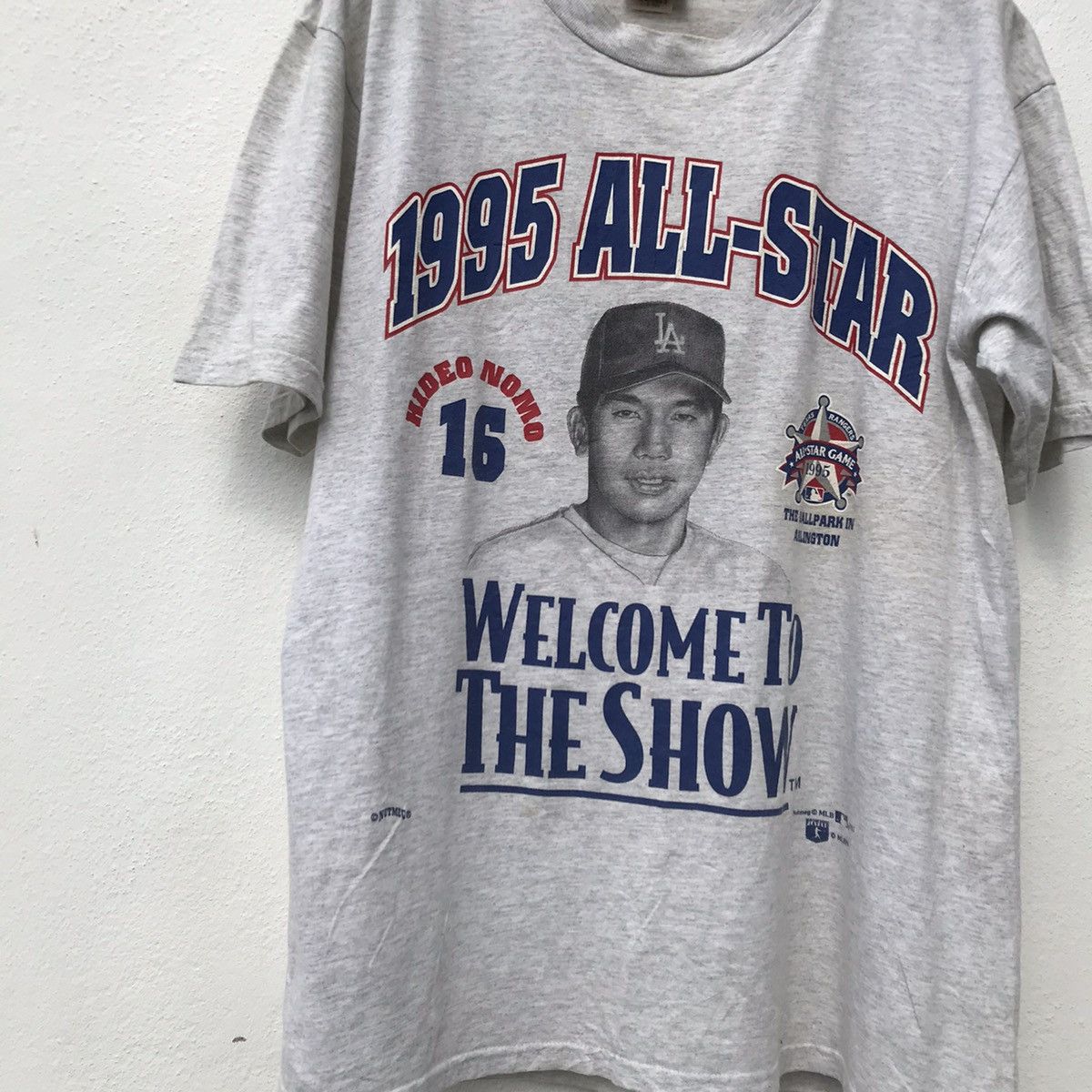 MLB Vintage 1995 All-Star Hideo Nomo Los Angeles Dodgers #16 Size US L / EU 52-54 / 3 - 6 Thumbnail