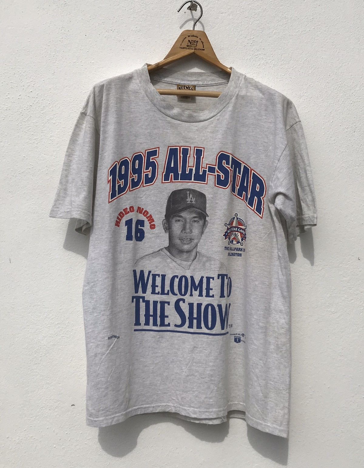 MLB Vintage 1995 All-Star Hideo Nomo Los Angeles Dodgers #16 Size US L / EU 52-54 / 3 - 2 Thumbnail