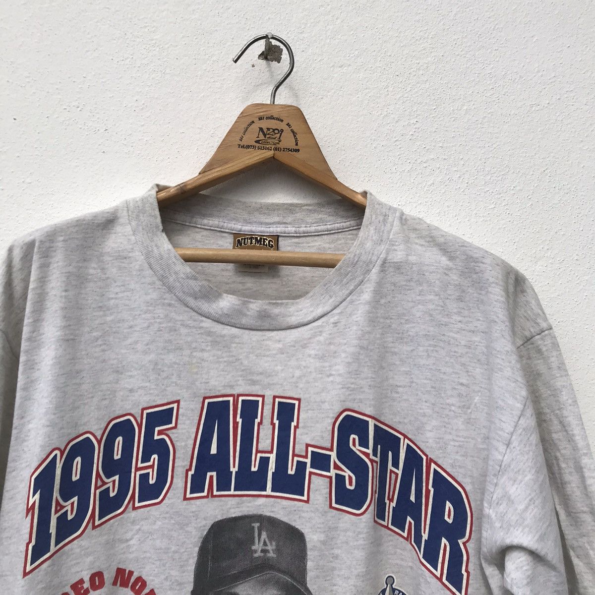 MLB Vintage 1995 All-Star Hideo Nomo Los Angeles Dodgers #16 Size US L / EU 52-54 / 3 - 5 Thumbnail