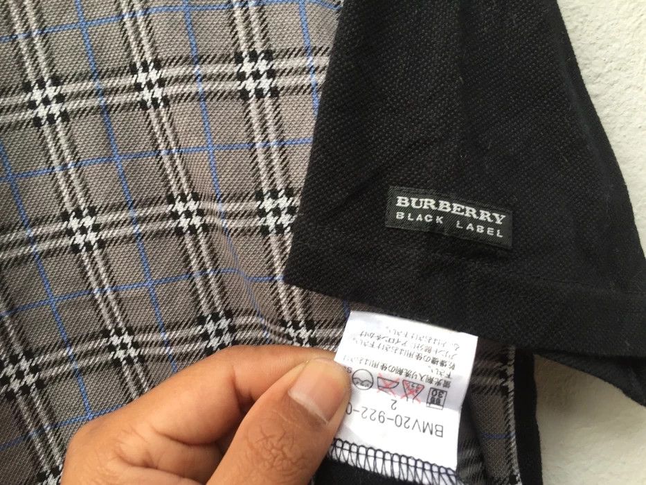 Burberry Vtg Authentic Burberry Black Label Tee Size 2 Size US S / EU 44-46 / 1 - 9 Thumbnail