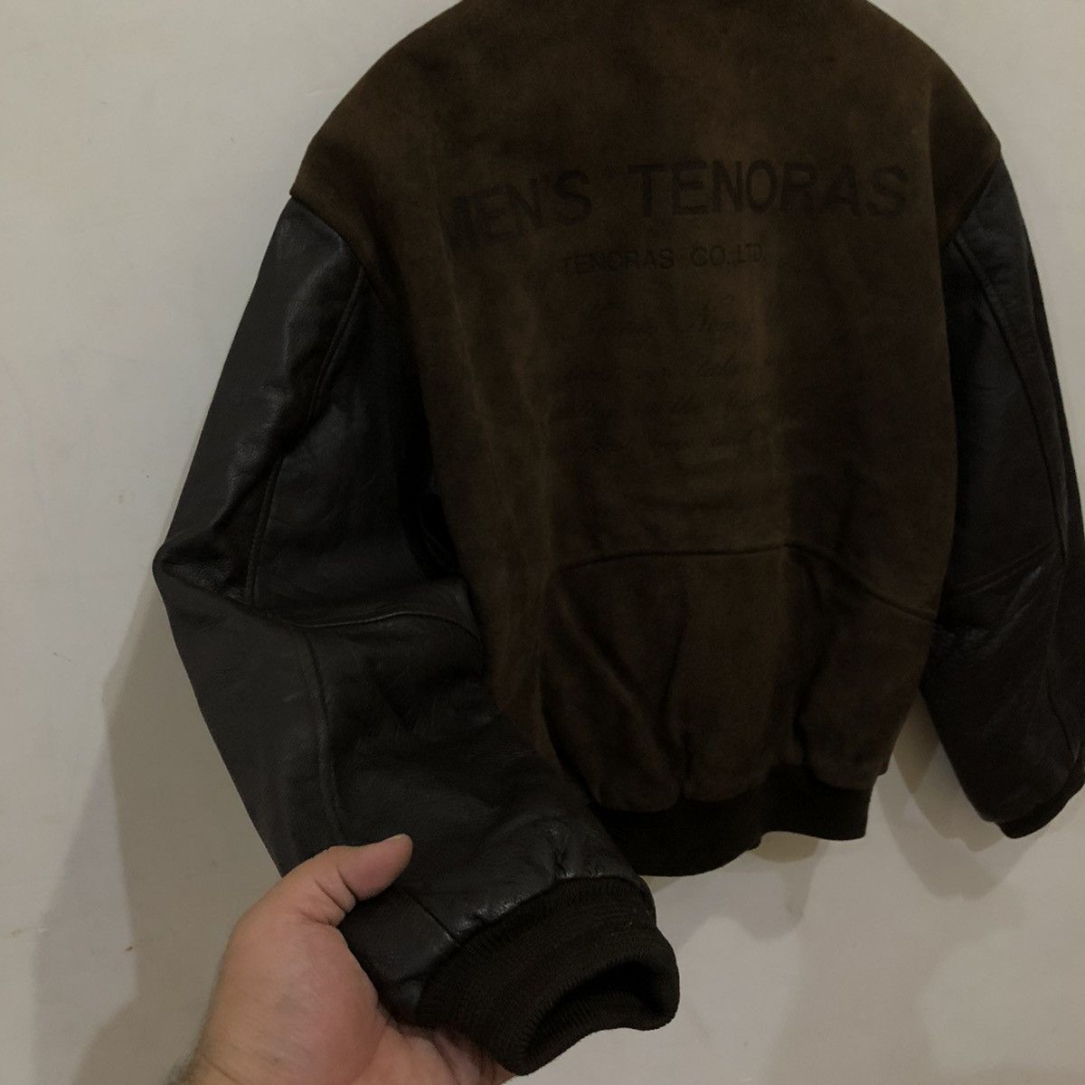 Japanese Brand Leather Varsity Jacket Men's Tenoras Big Logo Size US M / EU 48-50 / 2 - 8 Thumbnail