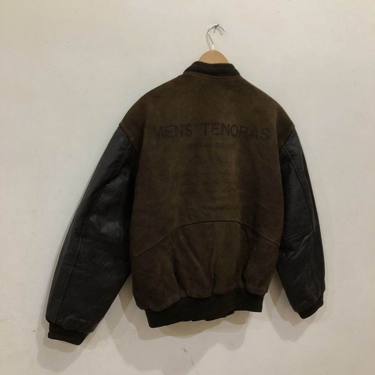 Japanese Brand Leather Varsity Jacket Men's Tenoras Big Logo Size US M / EU 48-50 / 2 - 6 Thumbnail