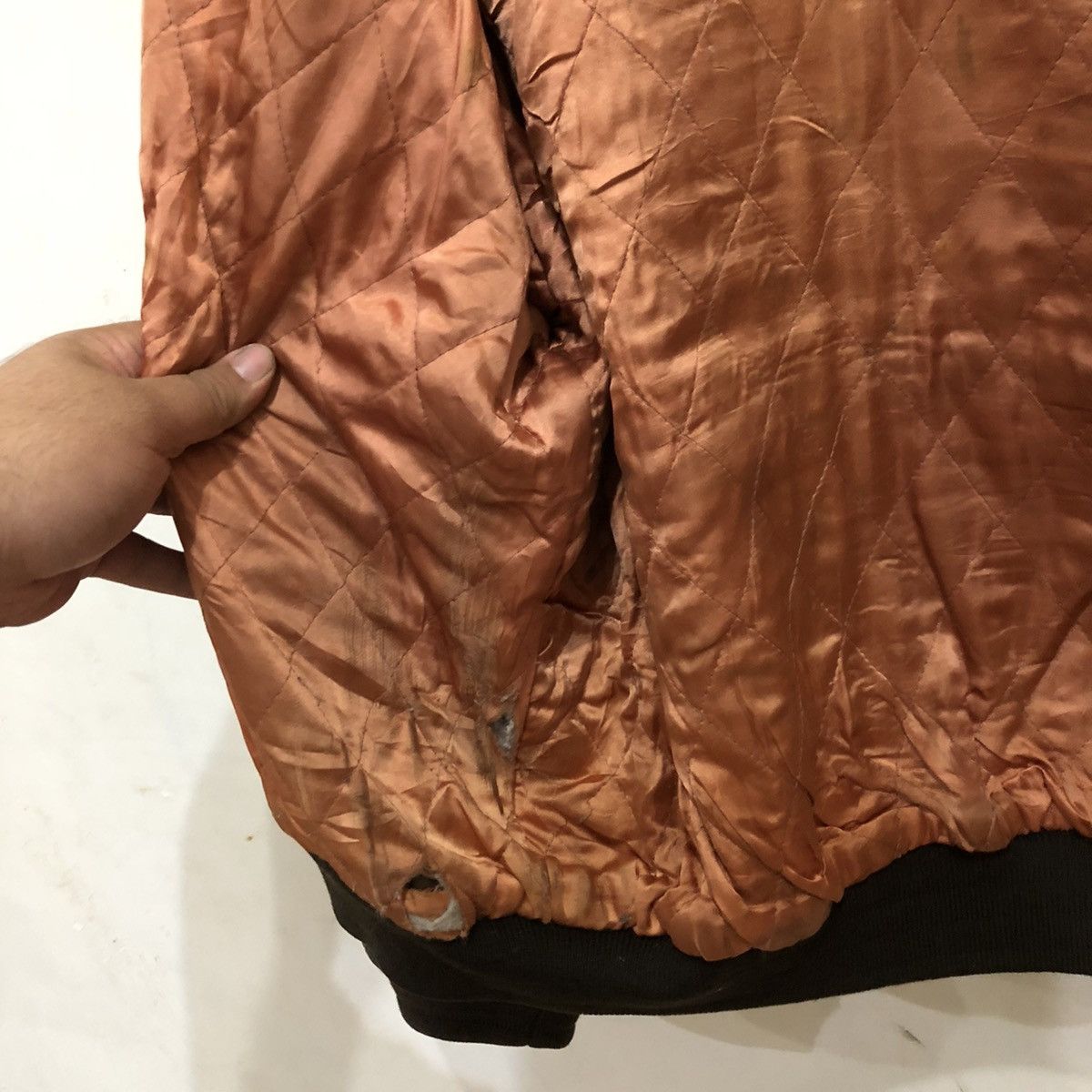 Japanese Brand Leather Varsity Jacket Men's Tenoras Big Logo Size US M / EU 48-50 / 2 - 12 Thumbnail