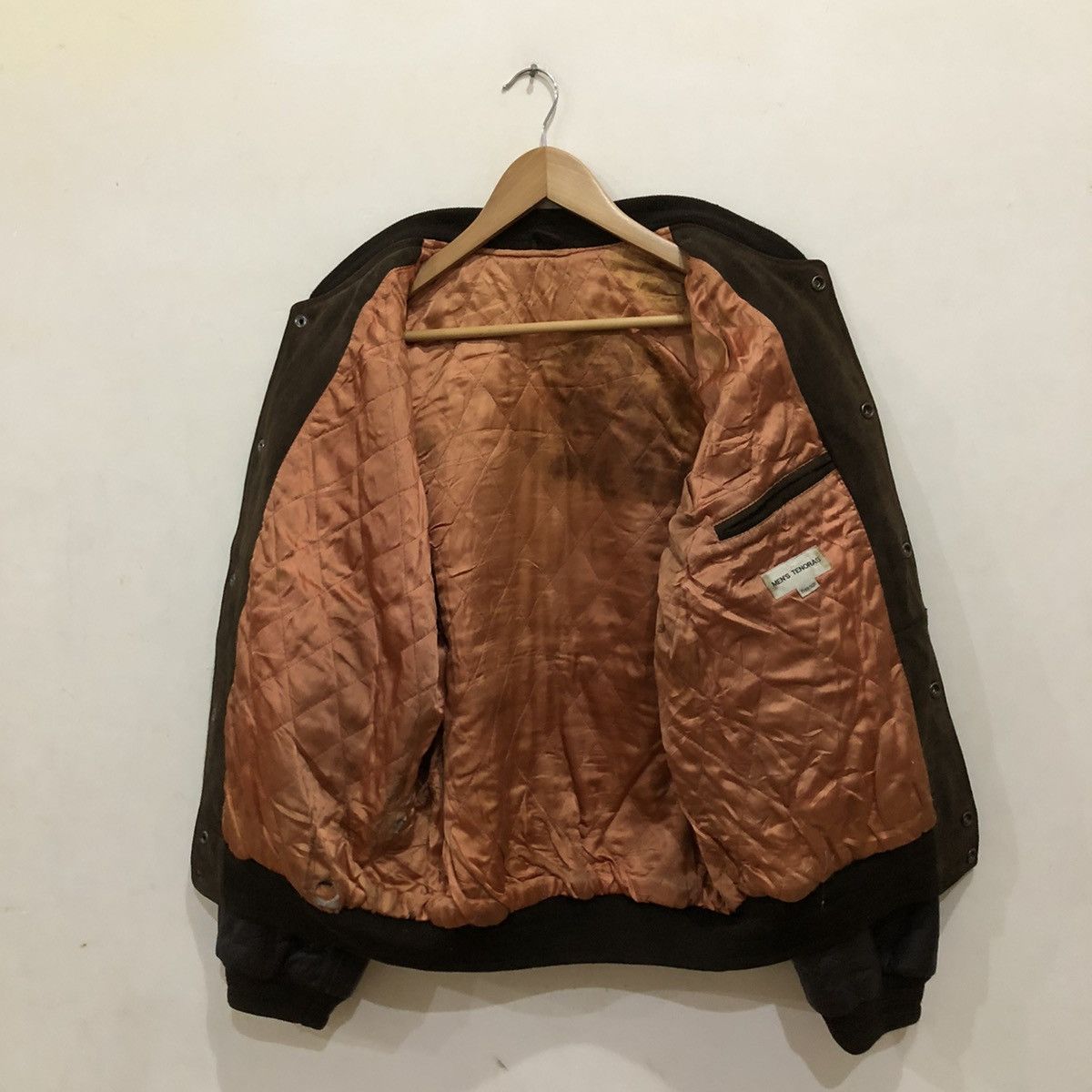 Japanese Brand Leather Varsity Jacket Men's Tenoras Big Logo Size US M / EU 48-50 / 2 - 10 Thumbnail