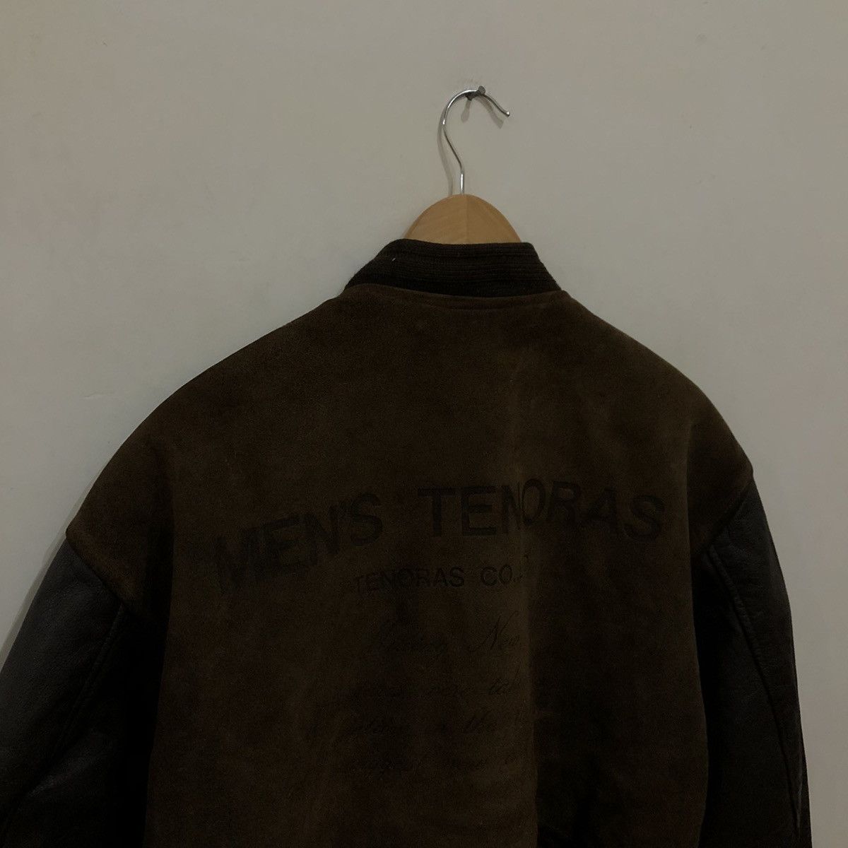 Japanese Brand Leather Varsity Jacket Men's Tenoras Big Logo Size US M / EU 48-50 / 2 - 9 Thumbnail