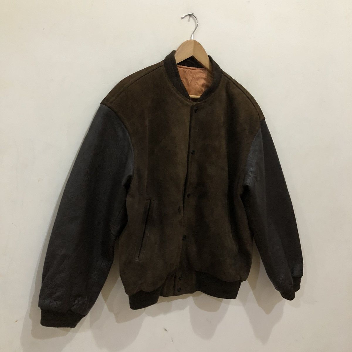 Japanese Brand Leather Varsity Jacket Men's Tenoras Big Logo Size US M / EU 48-50 / 2 - 3 Thumbnail