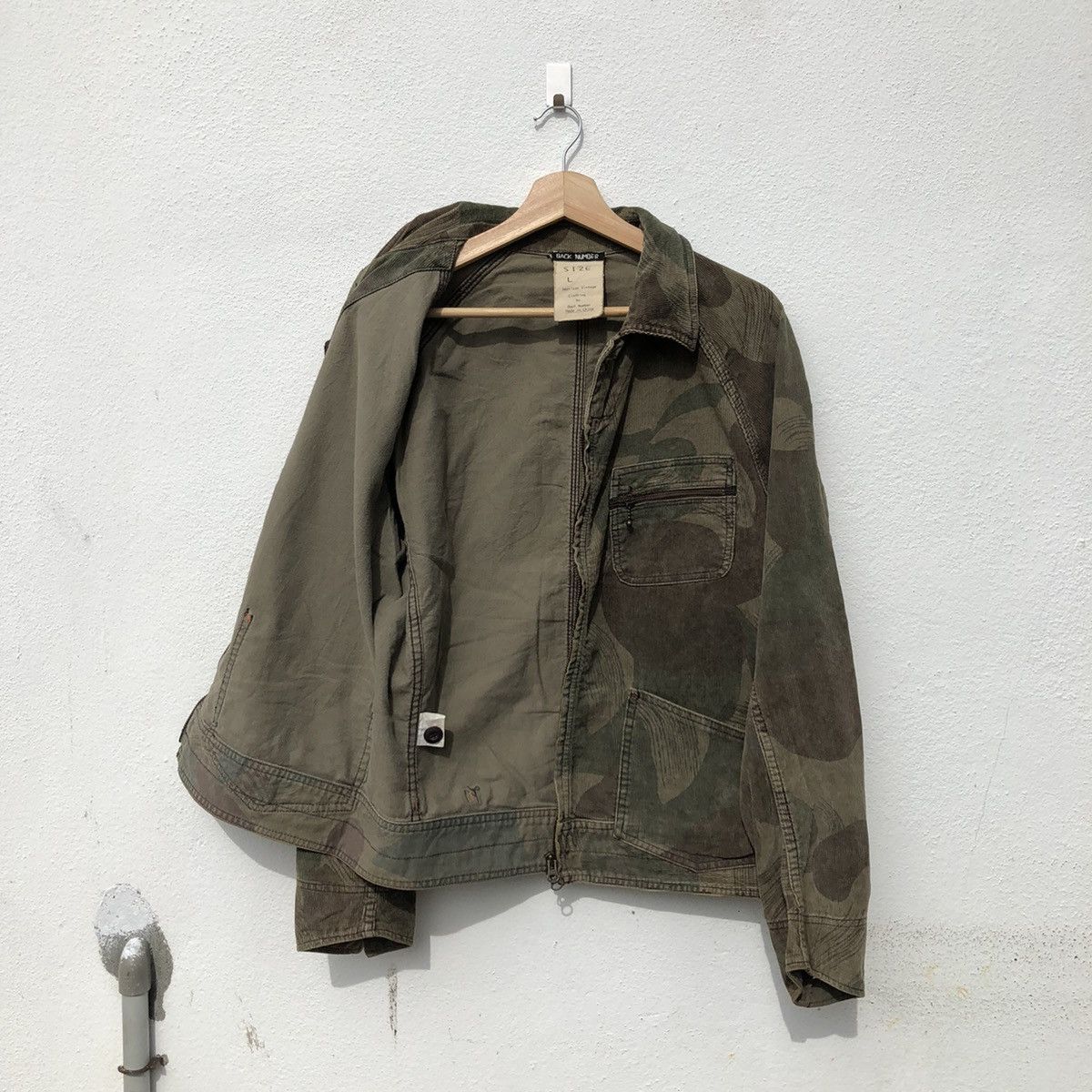 Japanese Brand MILITARY COLLECTIONS SURVIVAL JACKET CAMO BACK NUMBER Size US L / EU 52-54 / 3 - 9 Thumbnail