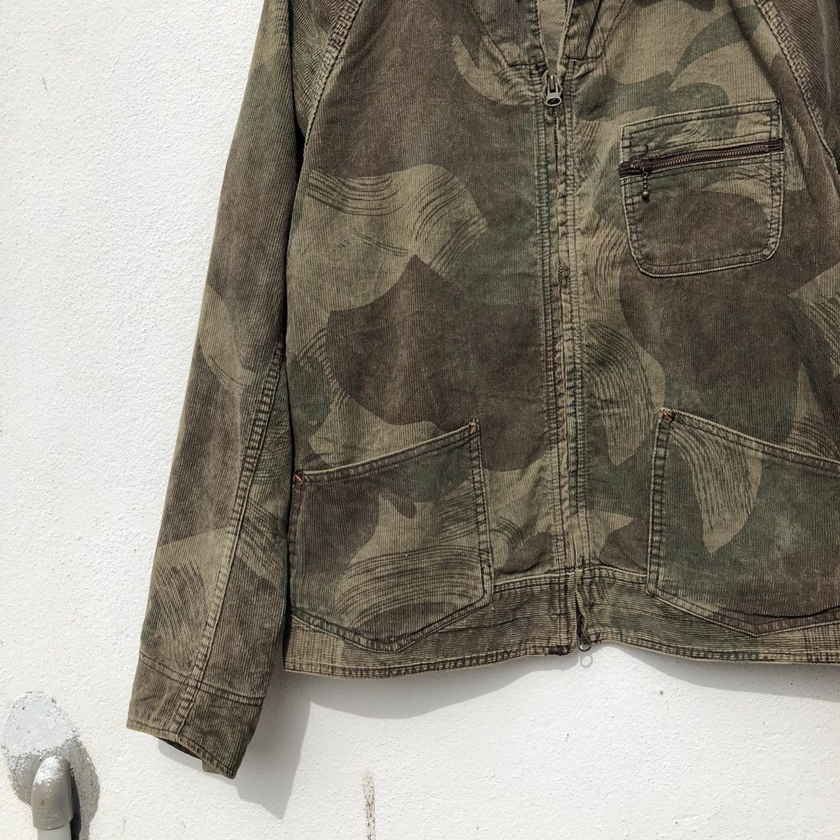Japanese Brand MILITARY COLLECTIONS SURVIVAL JACKET CAMO BACK NUMBER Size US L / EU 52-54 / 3 - 6 Thumbnail
