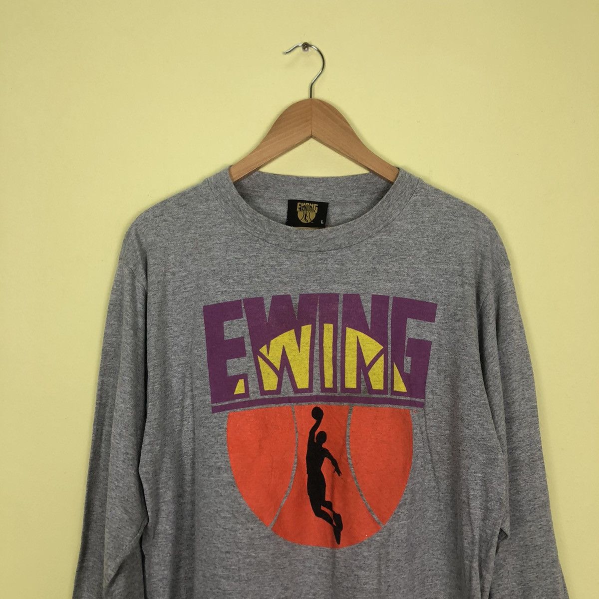 Japanese Brand × NBA × Vintage 🔥90’s Vintage Sweatshirt Legendary NBA Player Ewing Big Logo Size US L / EU 52-54 / 3 - 3 Thumbnail