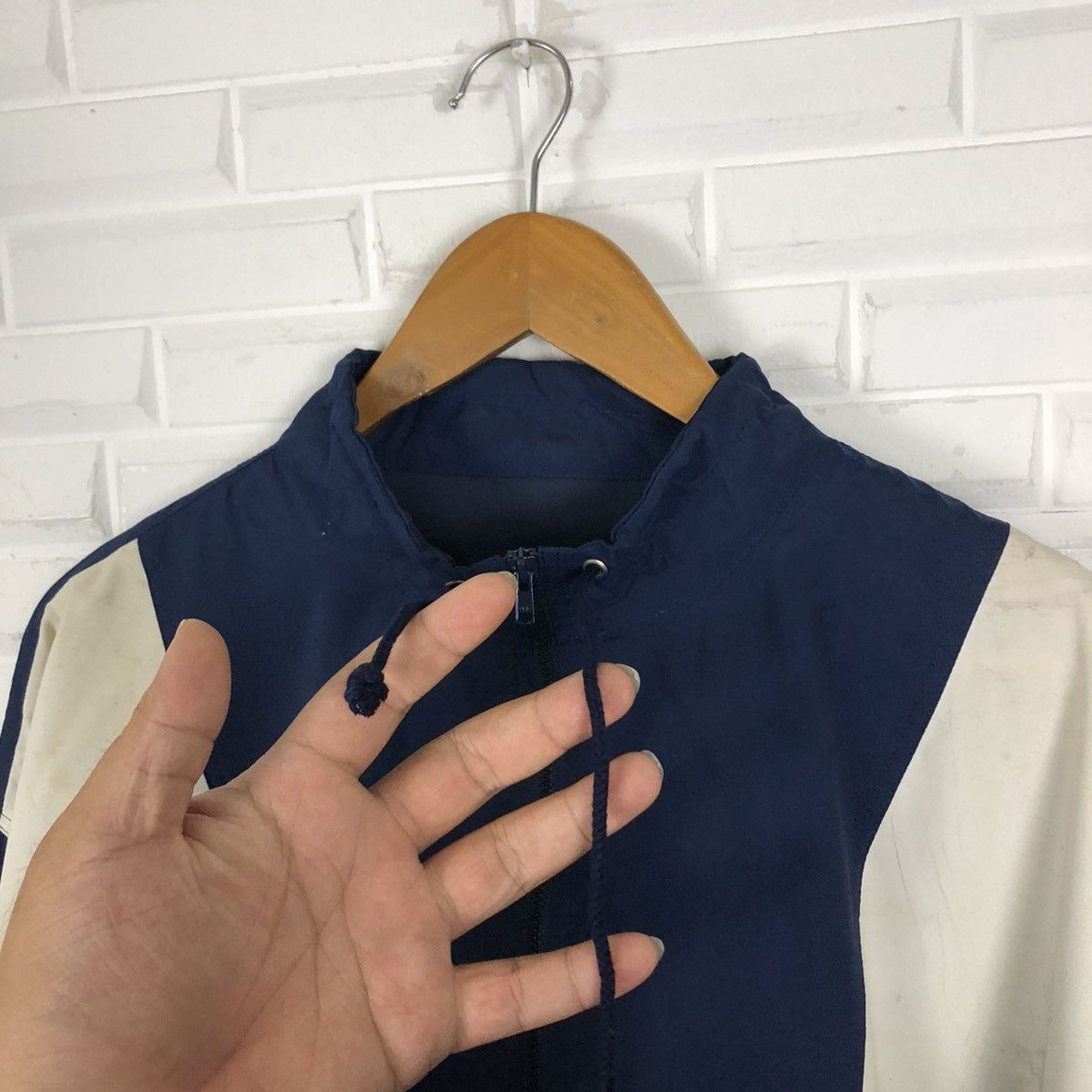 Japanese Brand LIGHT COACH JACKET MR.JUNKO FOR MEN BIG LOGO Size US L / EU 52-54 / 3 - 5 Thumbnail
