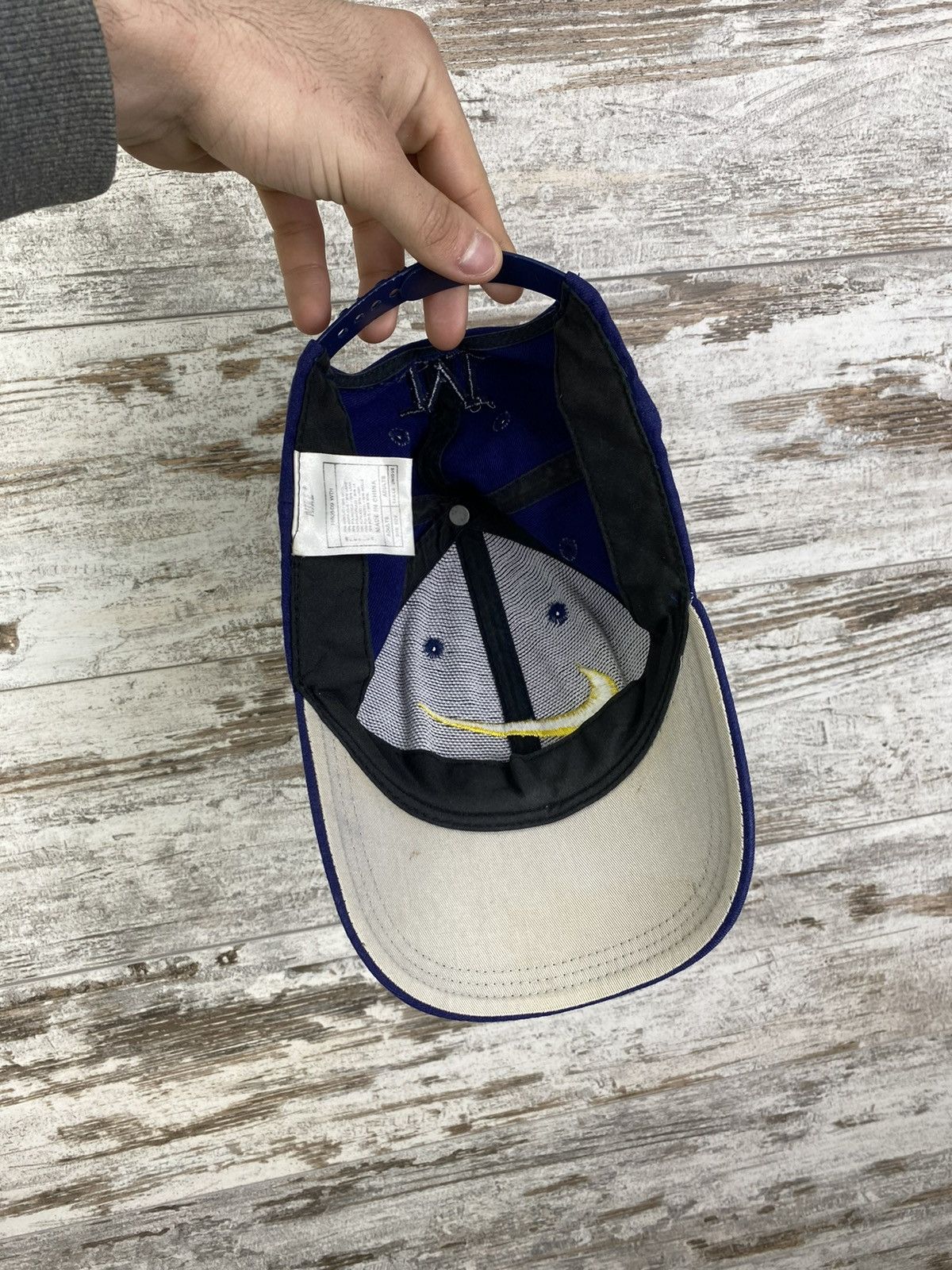 Nike × Vintage Mens Vintage Nike swoosh Michigan Cap streetwear rare y2k tn Size ONE SIZE - 6 Thumbnail