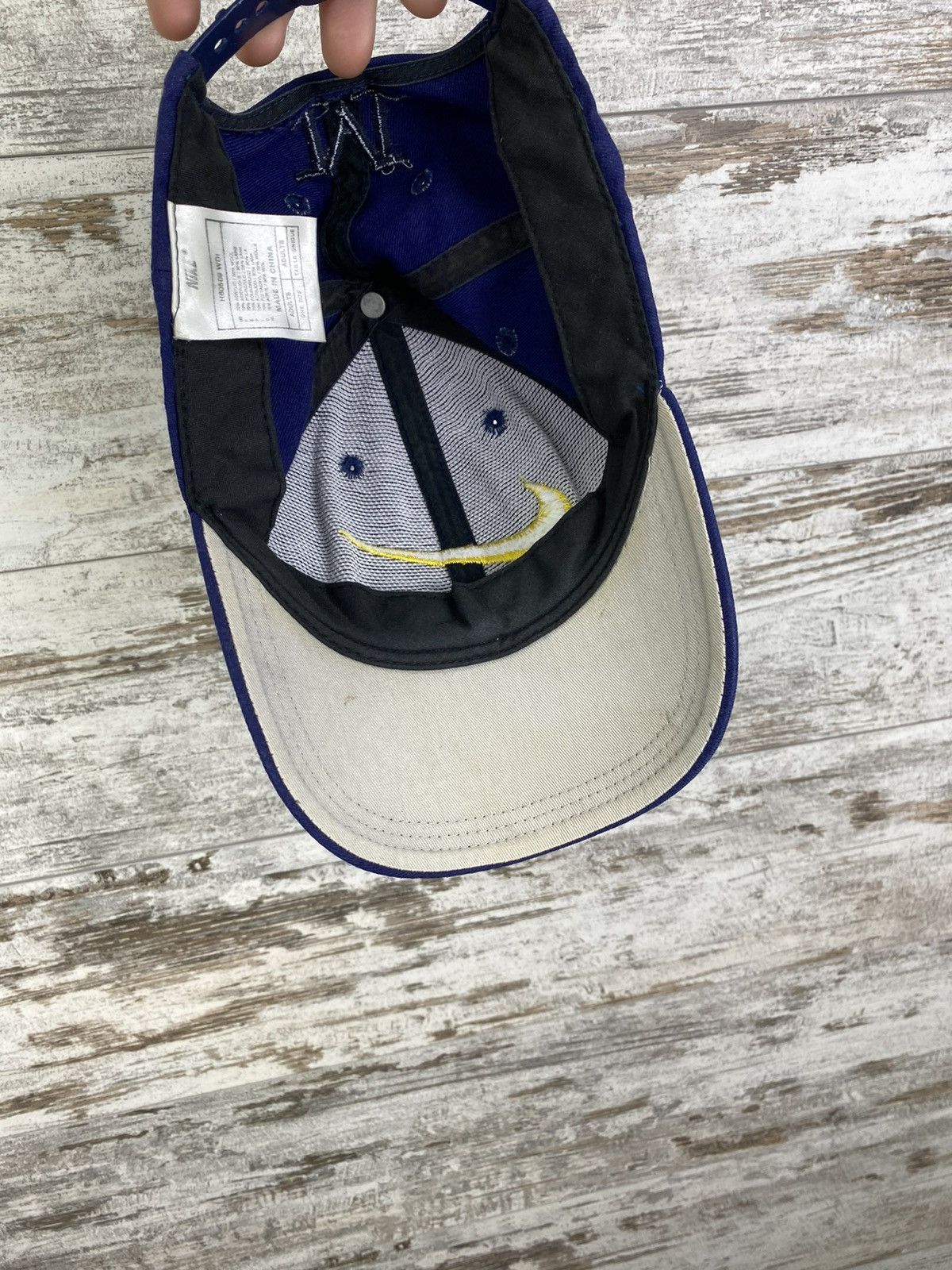 Nike × Vintage Mens Vintage Nike swoosh Michigan Cap streetwear rare y2k tn Size ONE SIZE - 7 Thumbnail