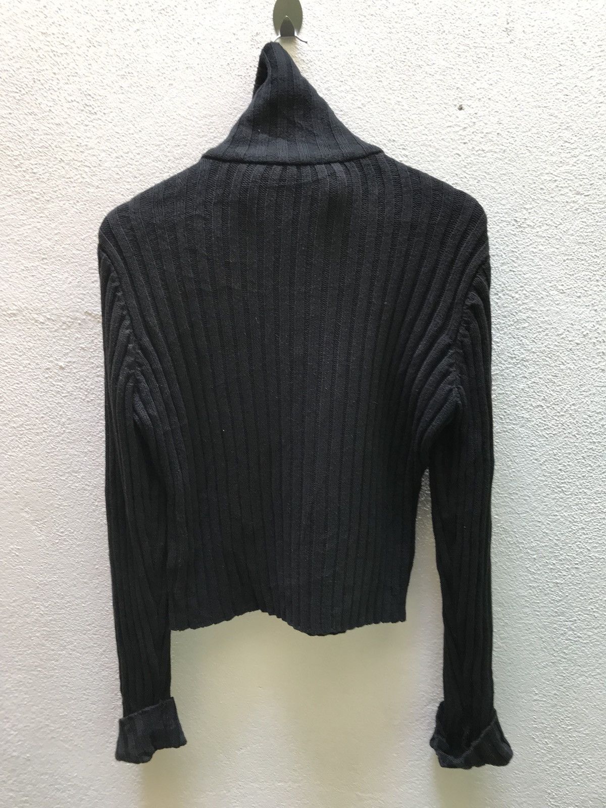 Designer × Japanese Brand 🔥💢 Ricki's Leather Body Half Knits Size US XS / EU 42 / 0 - 6 Thumbnail