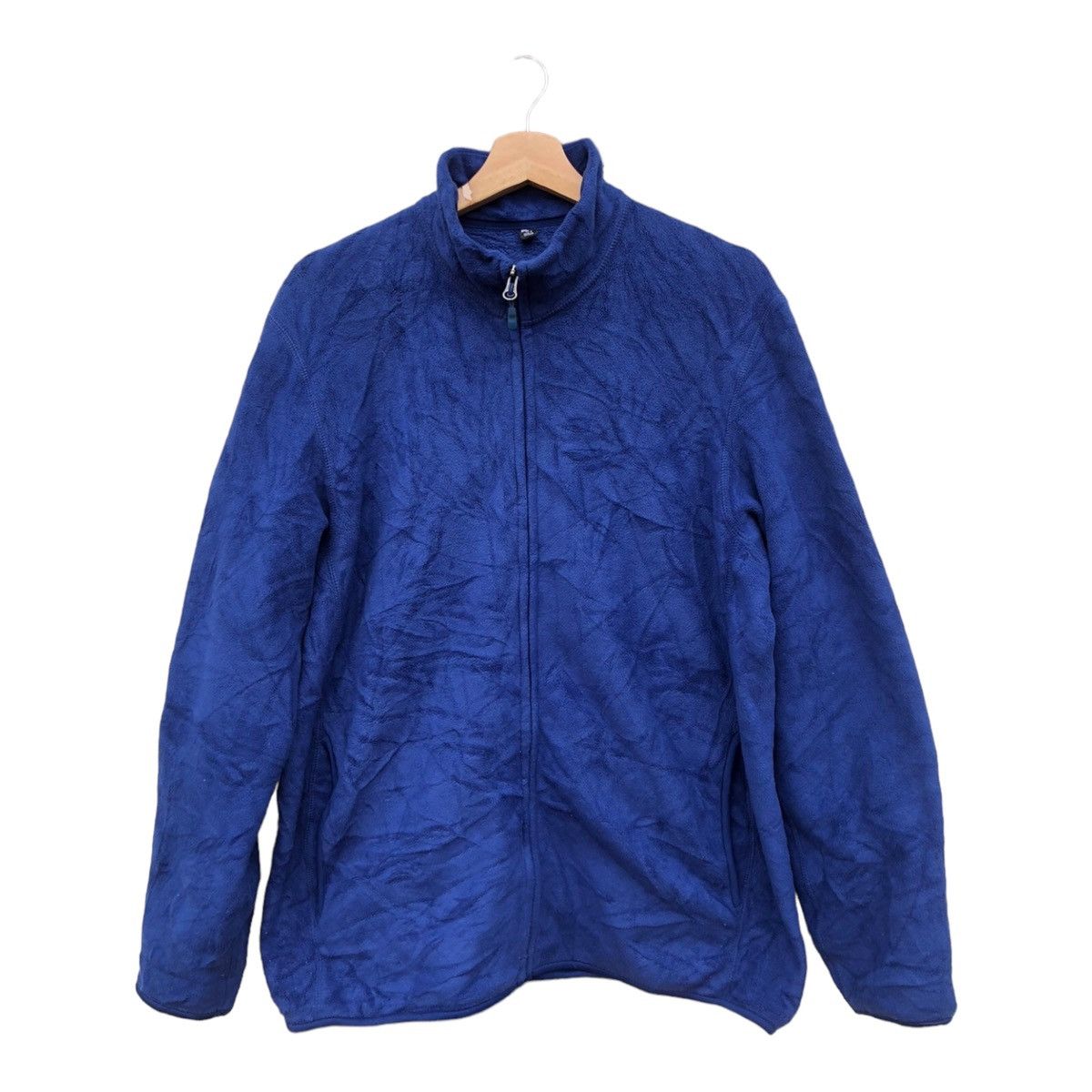 image of Best Offer Uniqlo Fleece Jacket Blue Color, Men's (Size XL)