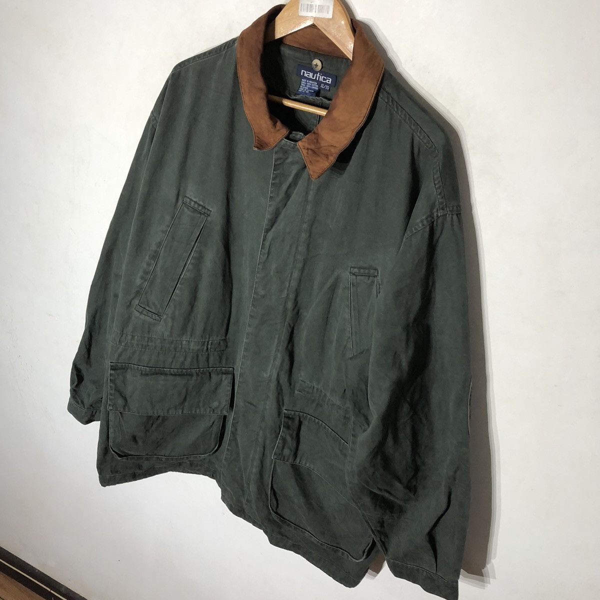 Japanese Brand × Vintage 🔥90’s VINTAGE CHORE WORK SURVIVAL JACKET NAUTICA Size US XL / EU 56 / 4 - 4 Thumbnail