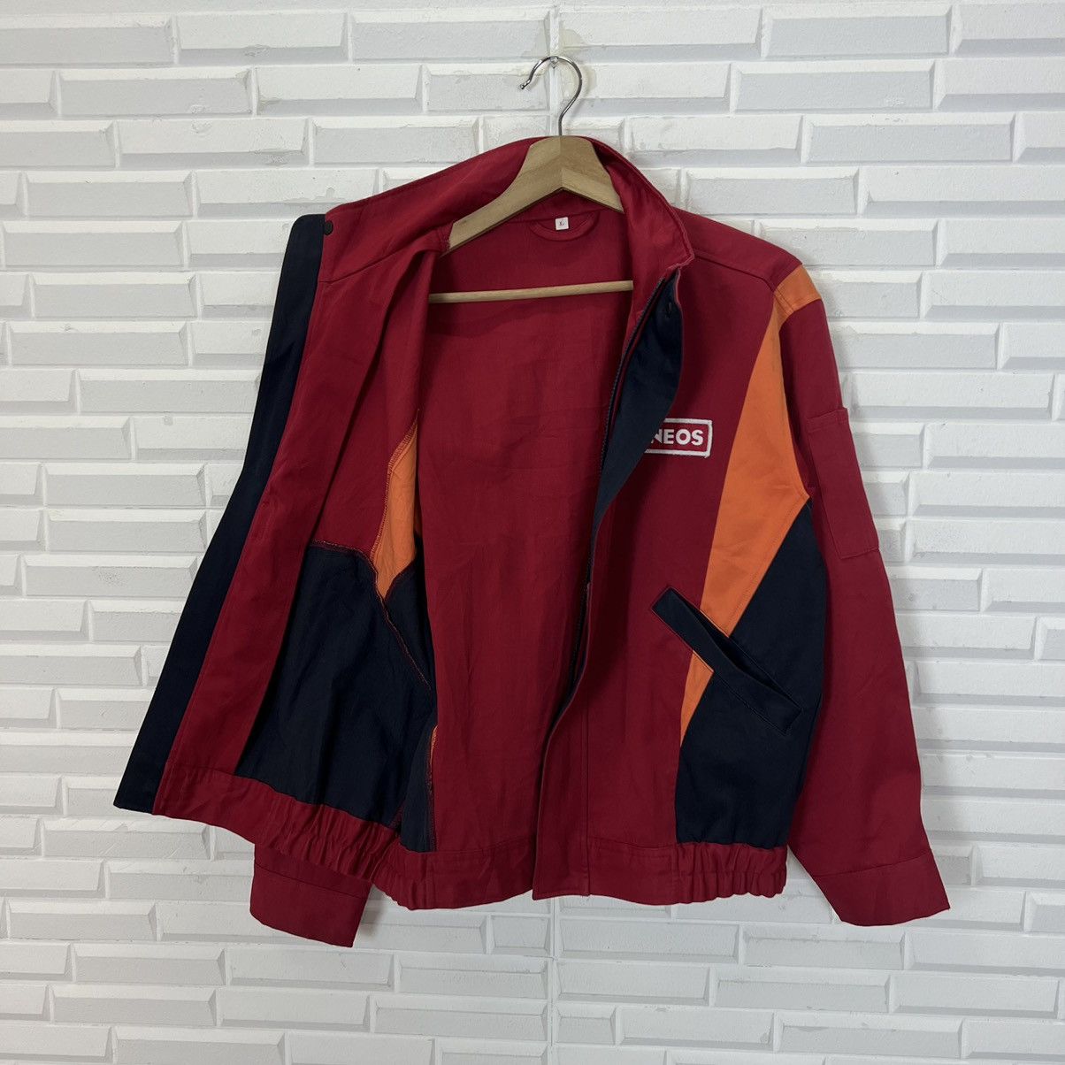 Japanese Brand × Sports Specialties VINTAGE ENEOS WORKERS WEAR JACKET BIG LOGO RACING TEAM Size US L / EU 52-54 / 3 - 11 Thumbnail