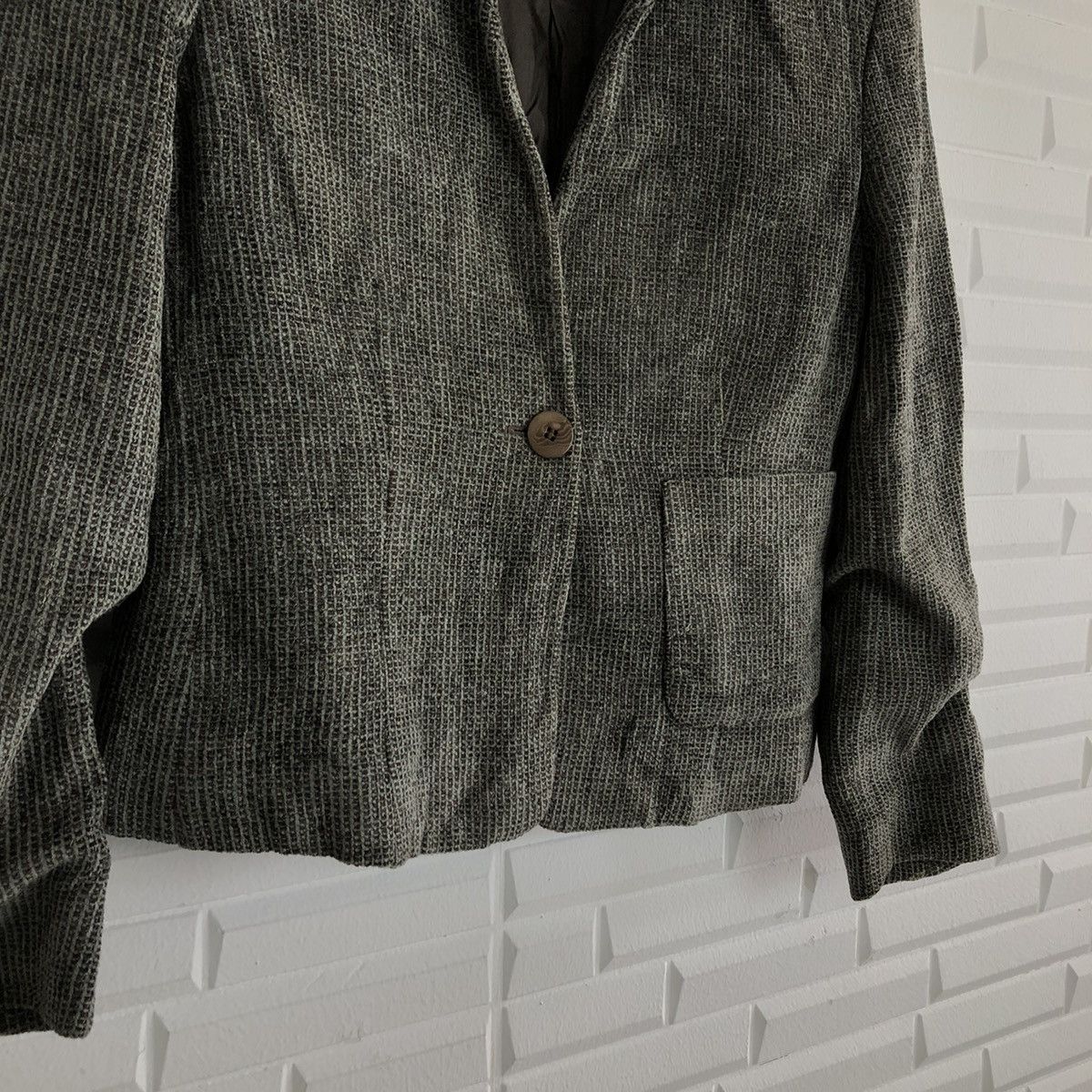 Japanese Brand CROPPED JACKET MANI MADE IN ITALY Size US M / EU 48-50 / 2 - 4 Thumbnail