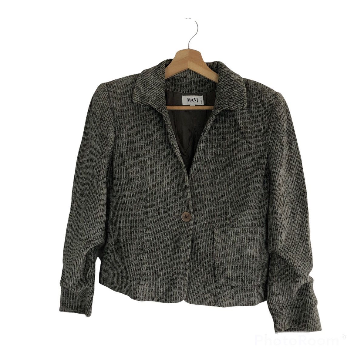 Japanese Brand CROPPED JACKET MANI MADE IN ITALY Size US M / EU 48-50 / 2 - 1 Thumbnail