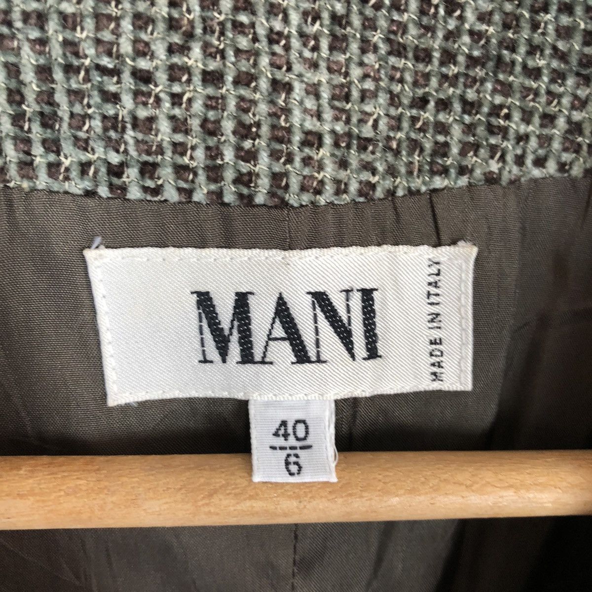 Japanese Brand CROPPED JACKET MANI MADE IN ITALY Size US M / EU 48-50 / 2 - 8 Thumbnail