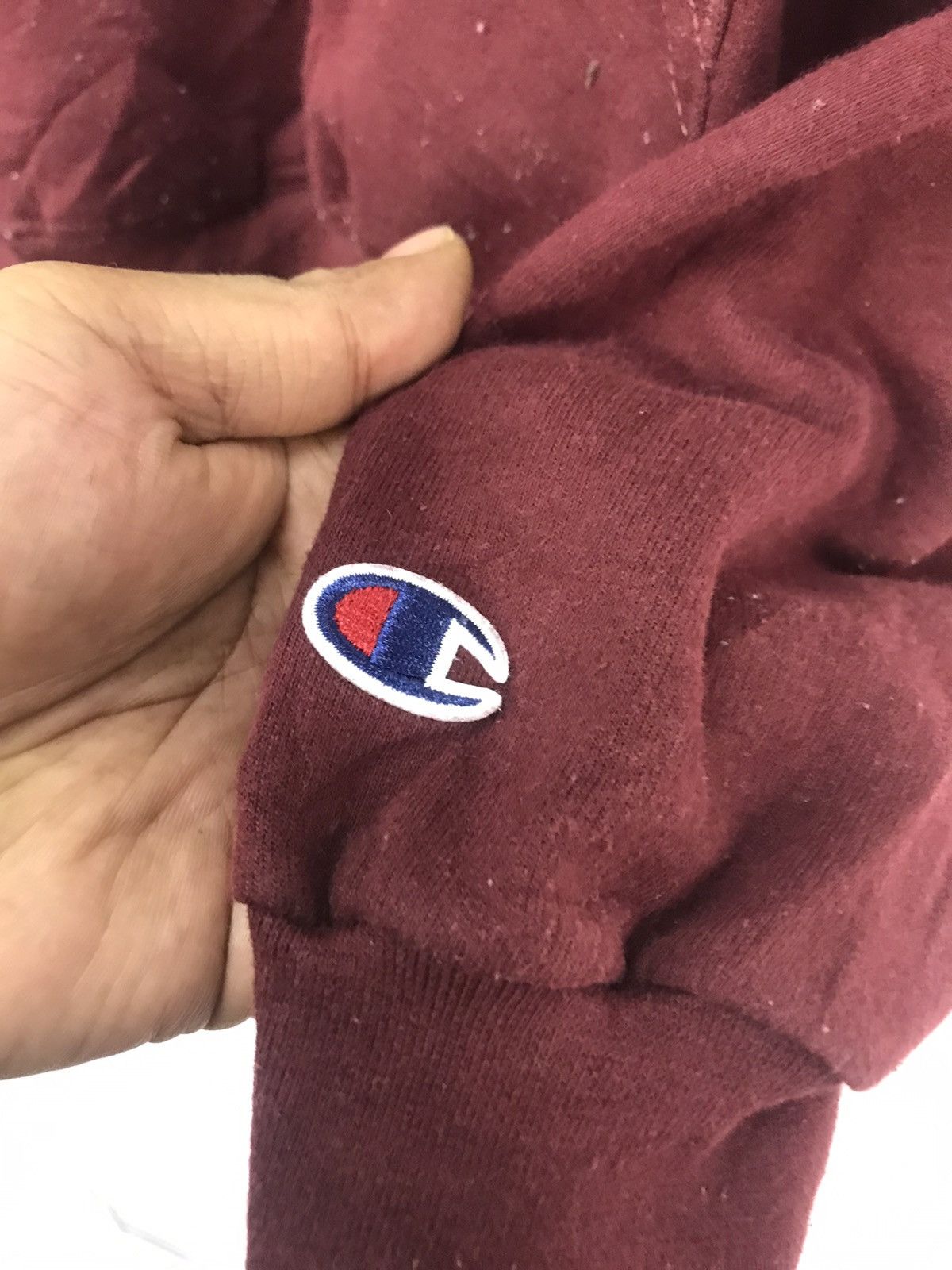 Champion × Vintage Champion plain hoodie pullover Size US M / EU 48-50 / 2 - 5 Thumbnail