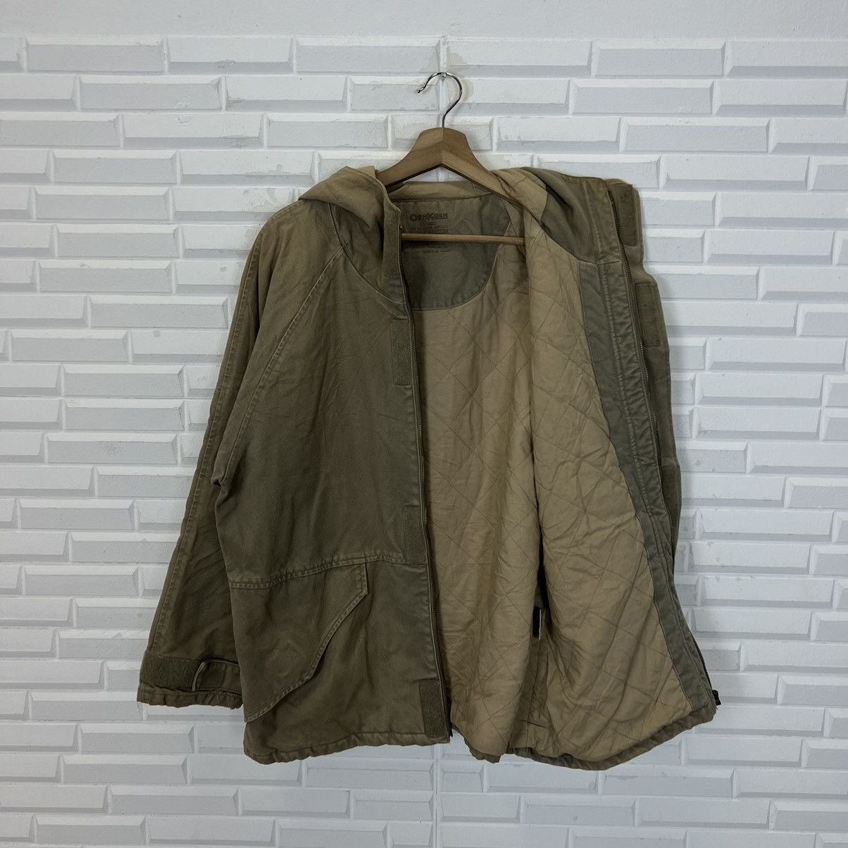 Japanese Brand × Oshkosh VINTAGE OSHKOSH SURVIVAL PARACHUTE BIKER JACKET HOODIE Size US M / EU 48-50 / 2 - 13 Thumbnail