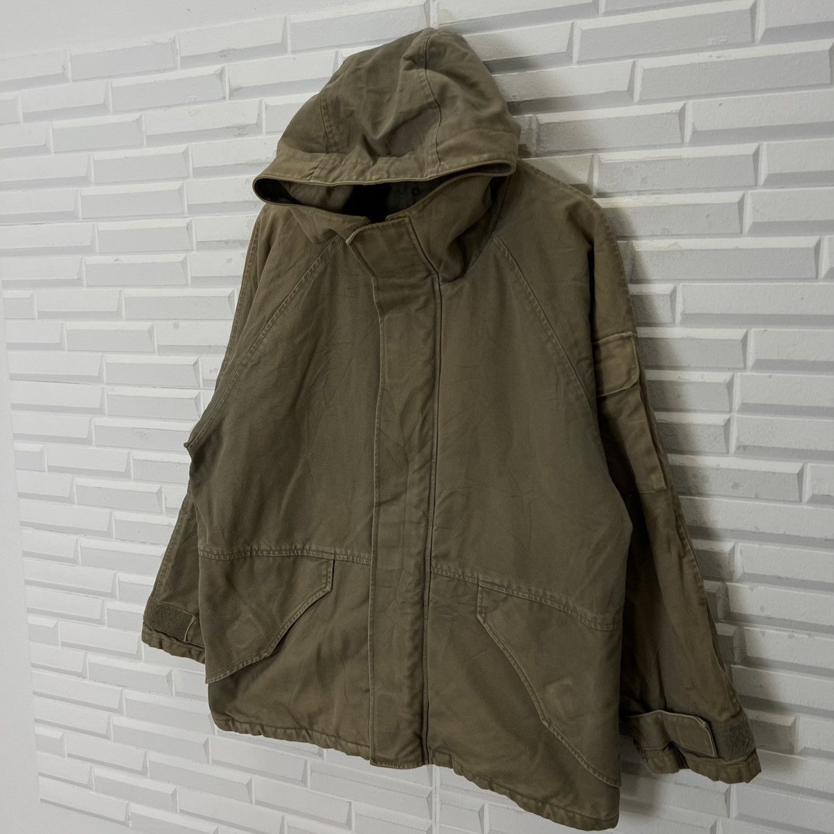 Japanese Brand × Oshkosh VINTAGE OSHKOSH SURVIVAL PARACHUTE BIKER JACKET HOODIE Size US M / EU 48-50 / 2 - 2 Thumbnail