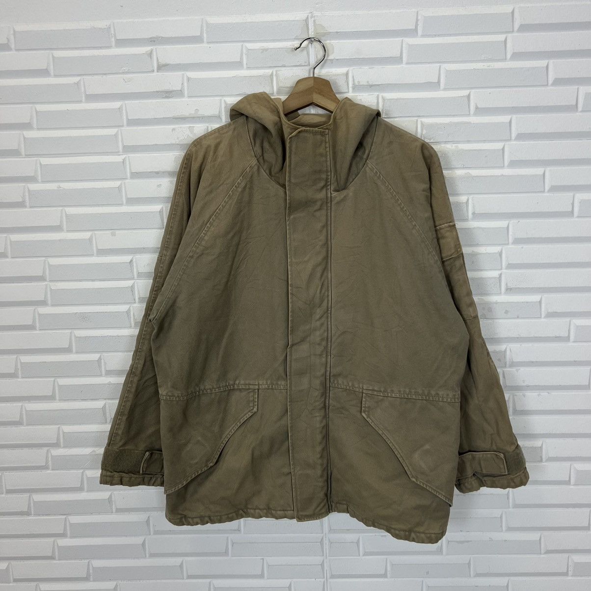 Japanese Brand × Oshkosh VINTAGE OSHKOSH SURVIVAL PARACHUTE BIKER JACKET HOODIE Size US M / EU 48-50 / 2 - 9 Thumbnail