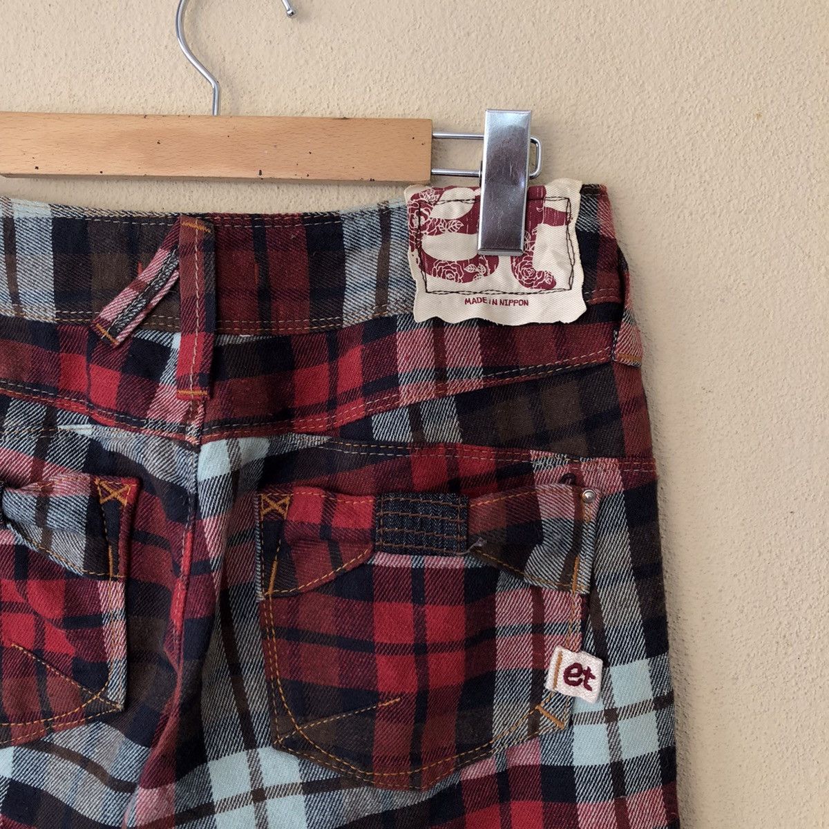 Japanese Brand 💥LAST DROP BEFORE DELETE💥TARTAN DESIGN ET MADE IN NIPPON Size US 31 - 11 Thumbnail