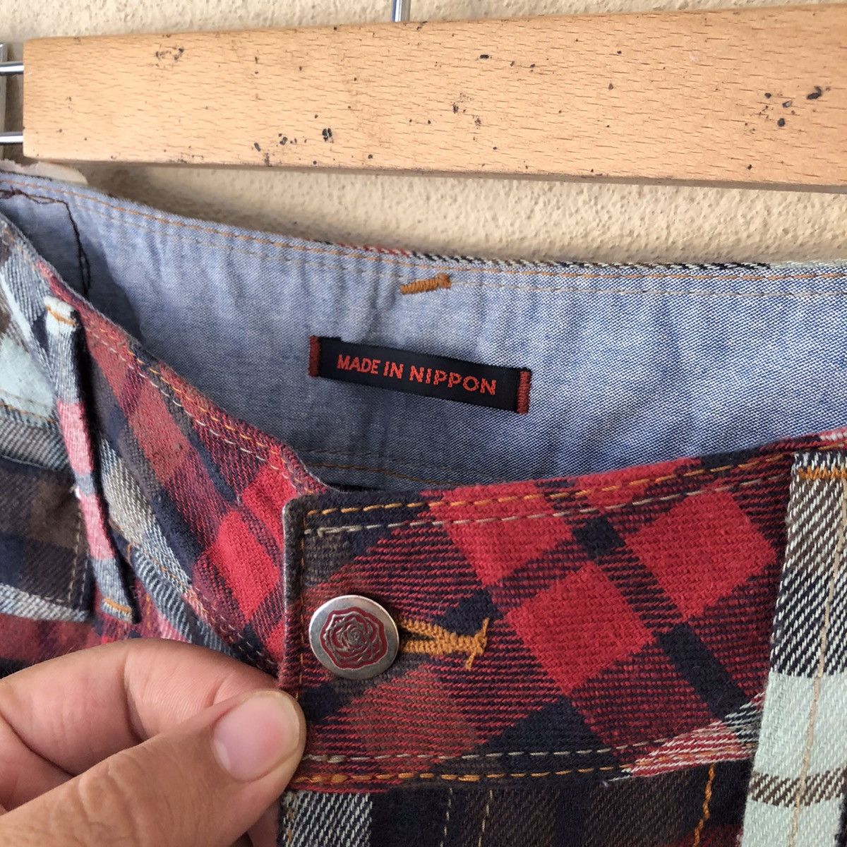 Japanese Brand 💥LAST DROP BEFORE DELETE💥TARTAN DESIGN ET MADE IN NIPPON Size US 31 - 6 Thumbnail