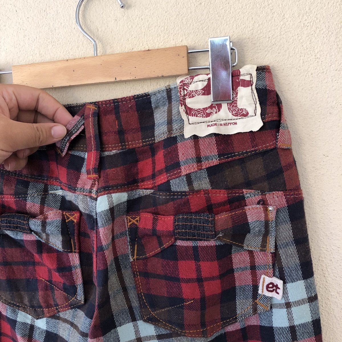 Japanese Brand 💥LAST DROP BEFORE DELETE💥TARTAN DESIGN ET MADE IN NIPPON Size US 31 - 12 Thumbnail