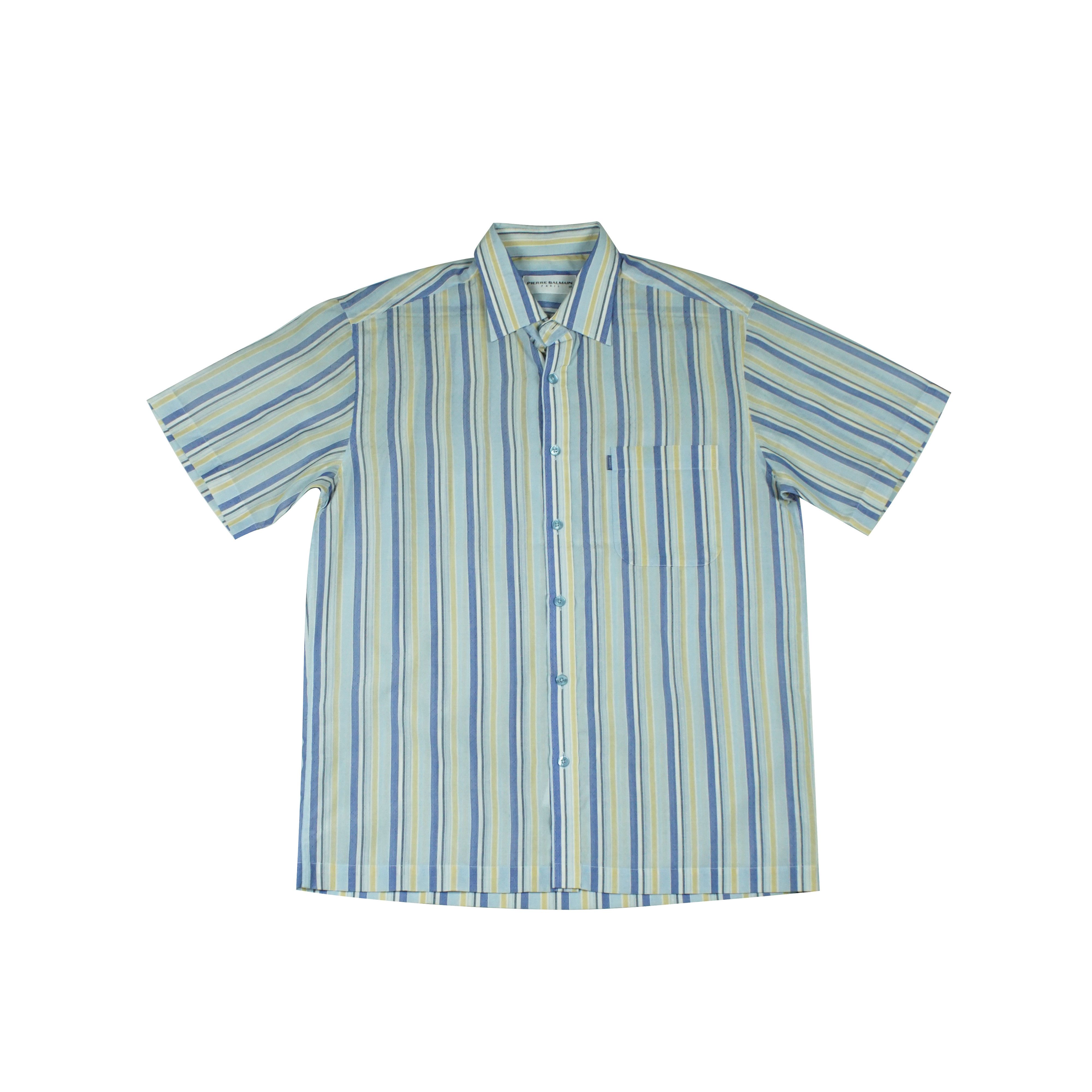 Pierre Balmain *NoTariff 90s Balmain Stripe Shirt Size US M / EU 48-50 / 2 - 1 Thumbnail