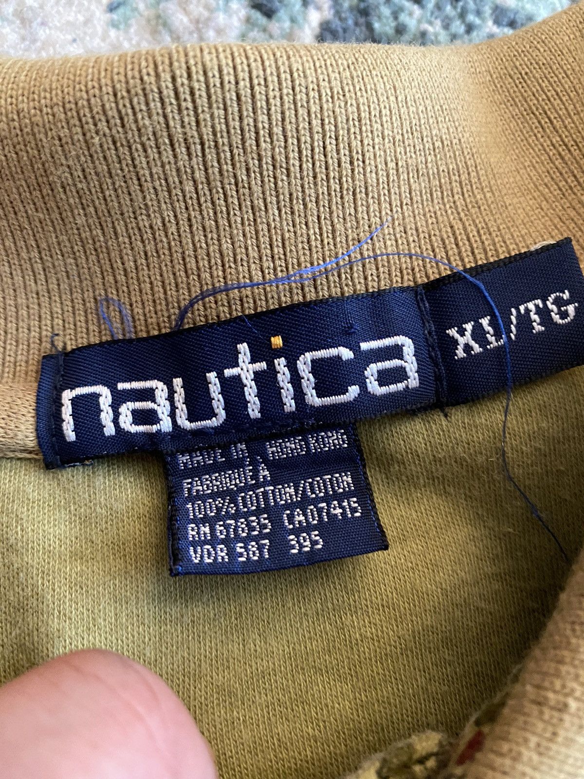 Nautica × Vintage Vintage 1990’s Nautica Paisley Print Long Sleeve Shirt Size US XL / EU 56 / 4 - 4 Thumbnail
