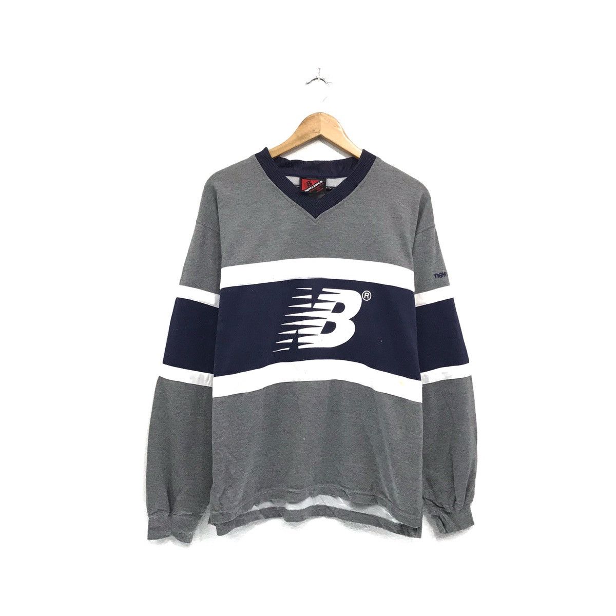 New Balance Vintage New Balance Big Logo Spellout Size US M / EU 48-50 / 2 - 1 Thumbnail