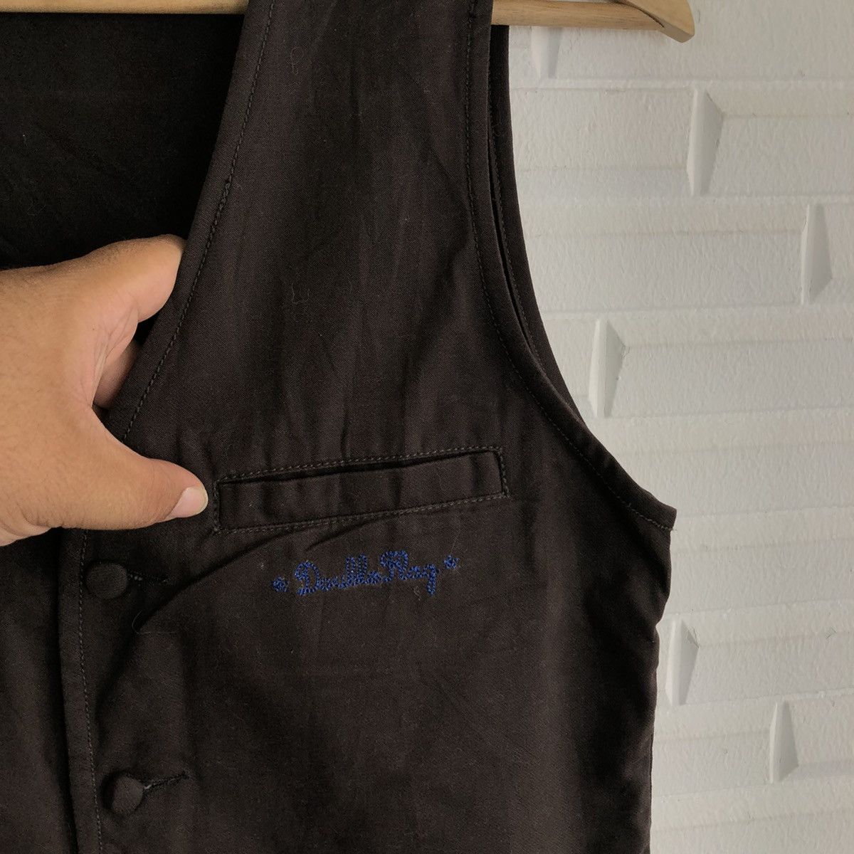 Japanese Brand DOUBLE FLAG VEST STREET RARE I AM STRONG BIG LOGO Size US L / EU 52-54 / 3 - 4 Thumbnail