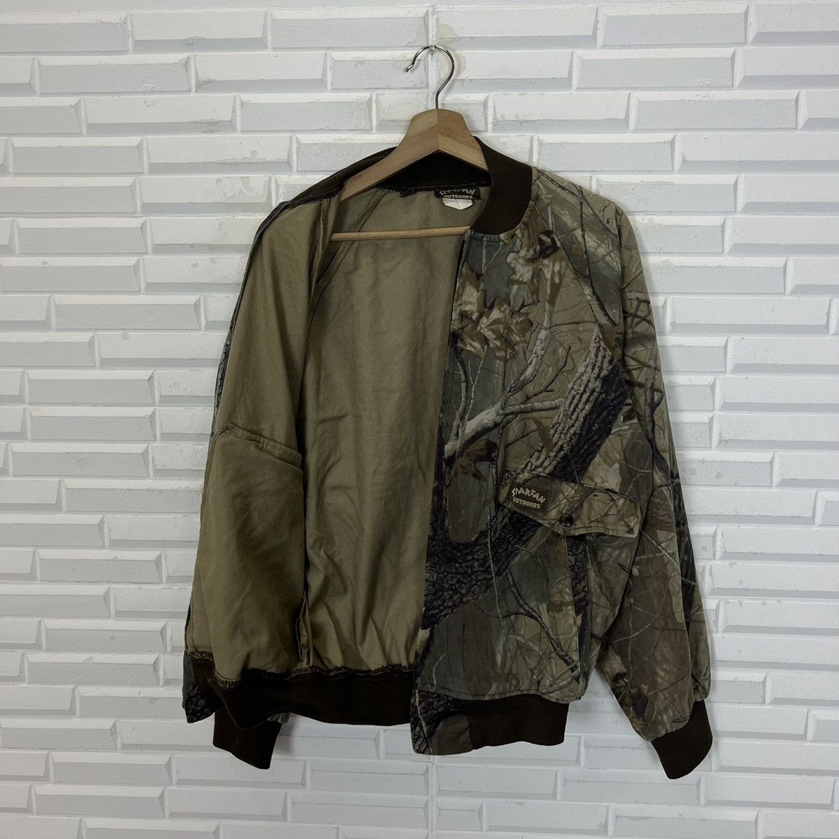 Other VINTAGE SPARTAN OUTDOOR CAMO DESIGN BOMBER JACKET MIKITARY Size US M / EU 48-50 / 2 - 14 Thumbnail