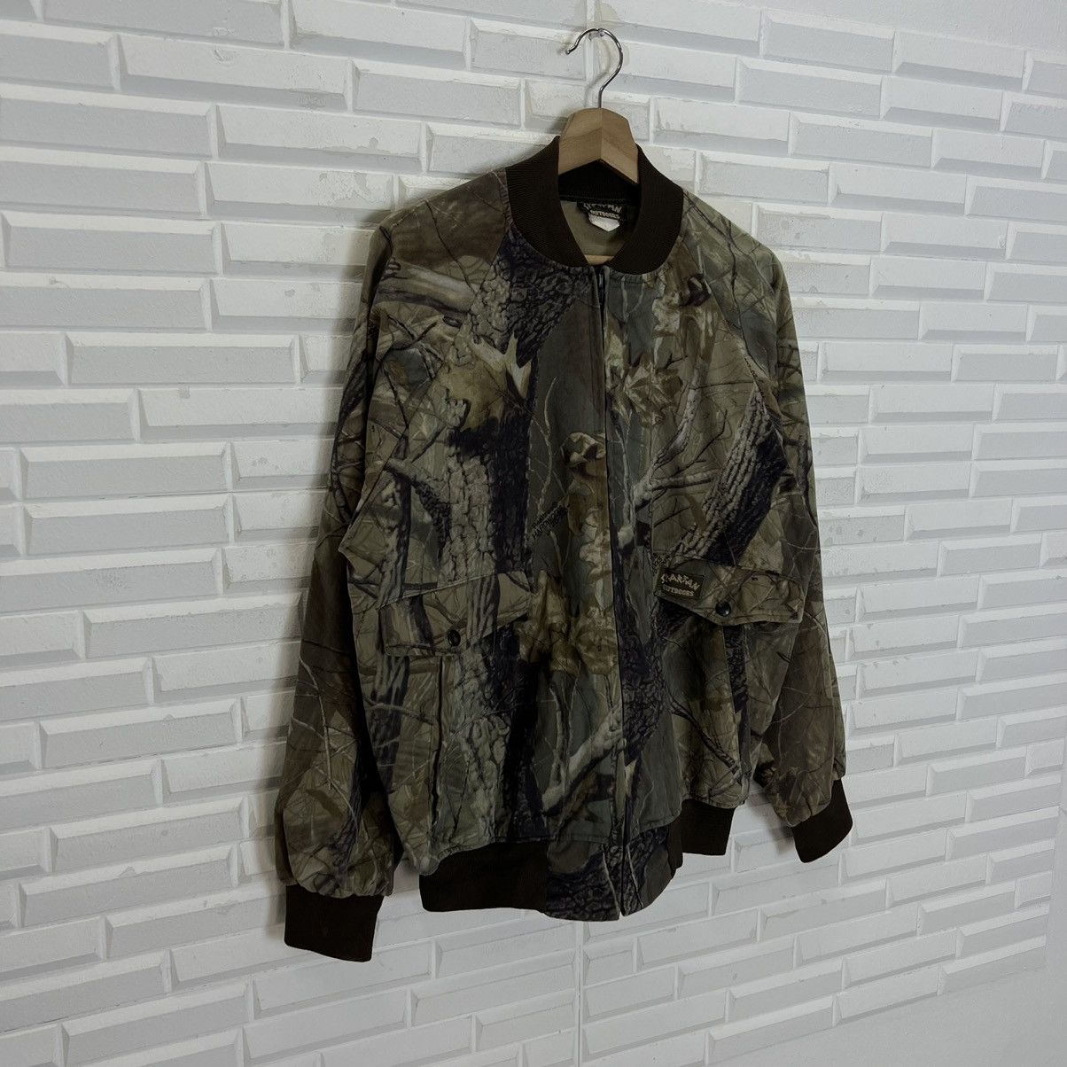 Other VINTAGE SPARTAN OUTDOOR CAMO DESIGN BOMBER JACKET MIKITARY Size US M / EU 48-50 / 2 - 2 Thumbnail