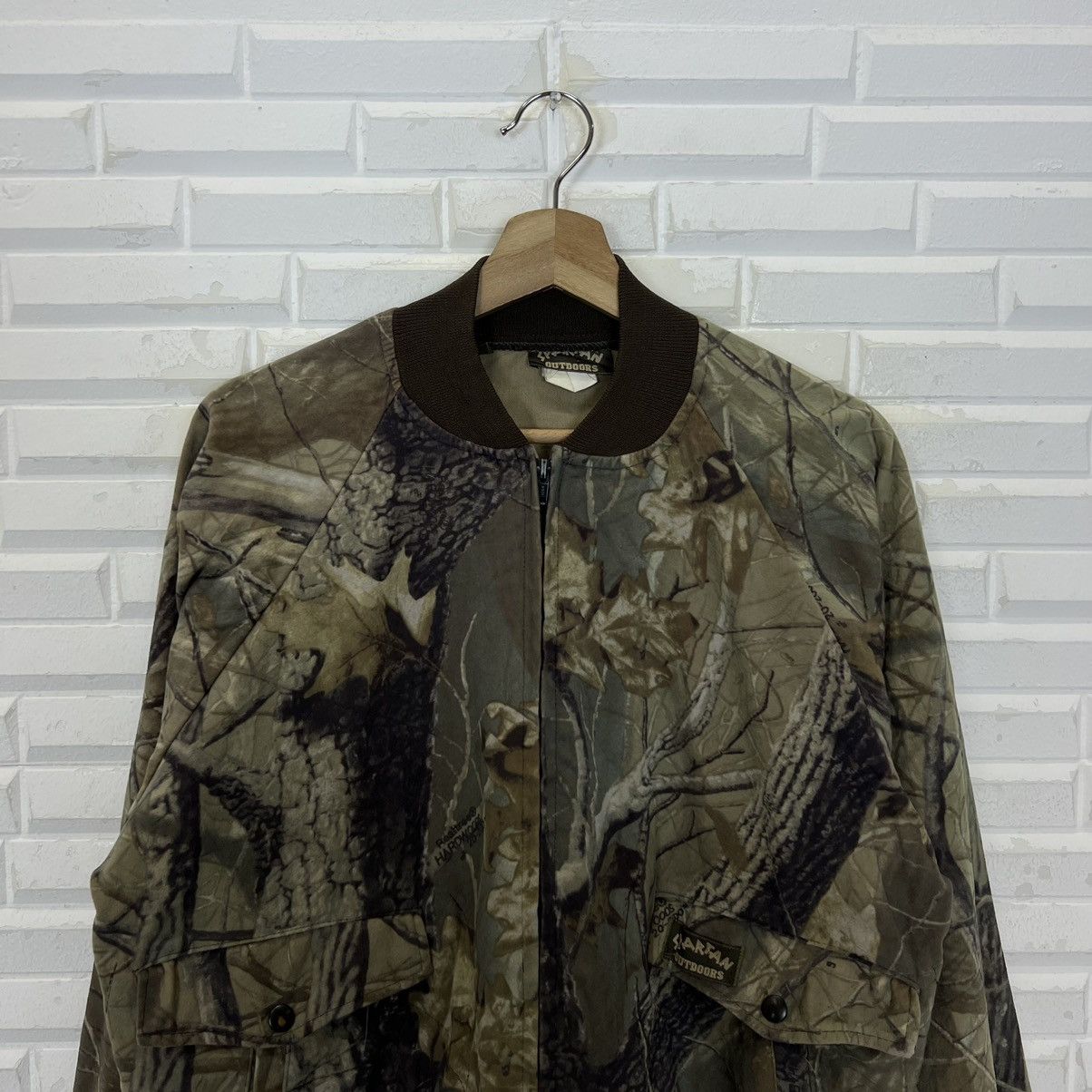 Other VINTAGE SPARTAN OUTDOOR CAMO DESIGN BOMBER JACKET MIKITARY Size US M / EU 48-50 / 2 - 3 Thumbnail